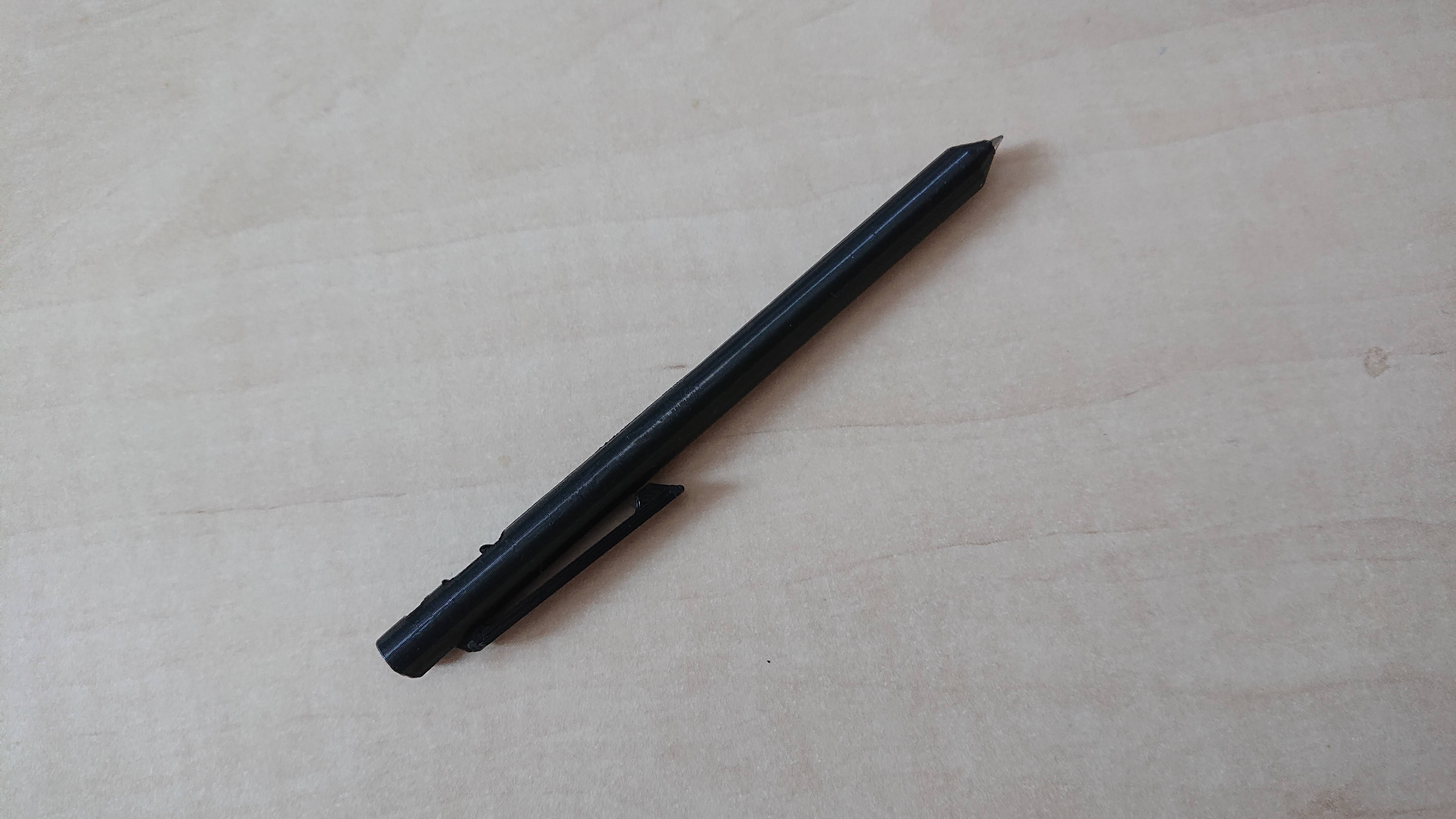 Pen for Pilot G2 refill - monami style action, with clip