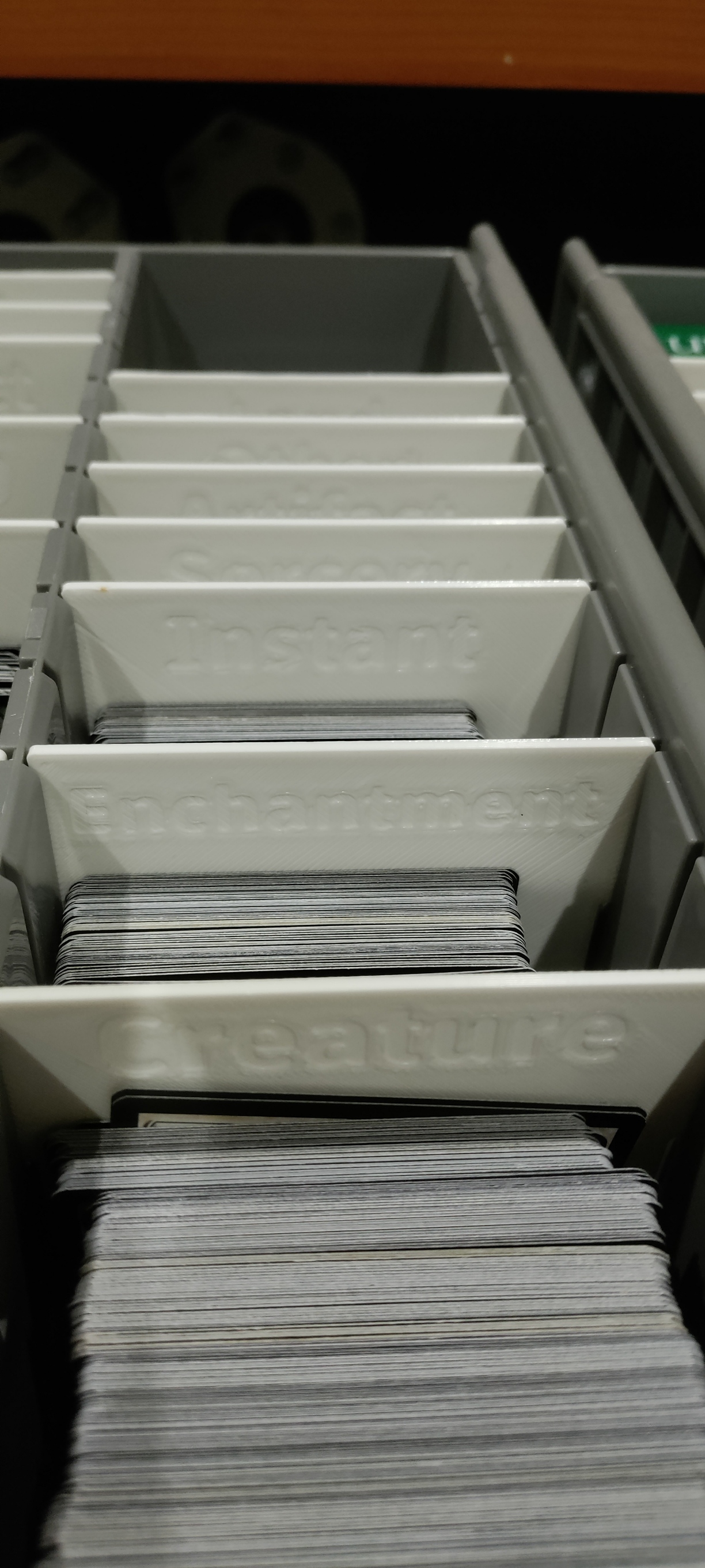 Magic the Gathering (MTG) - BCW Collectible Card Bin - Embossed Printable Dividers