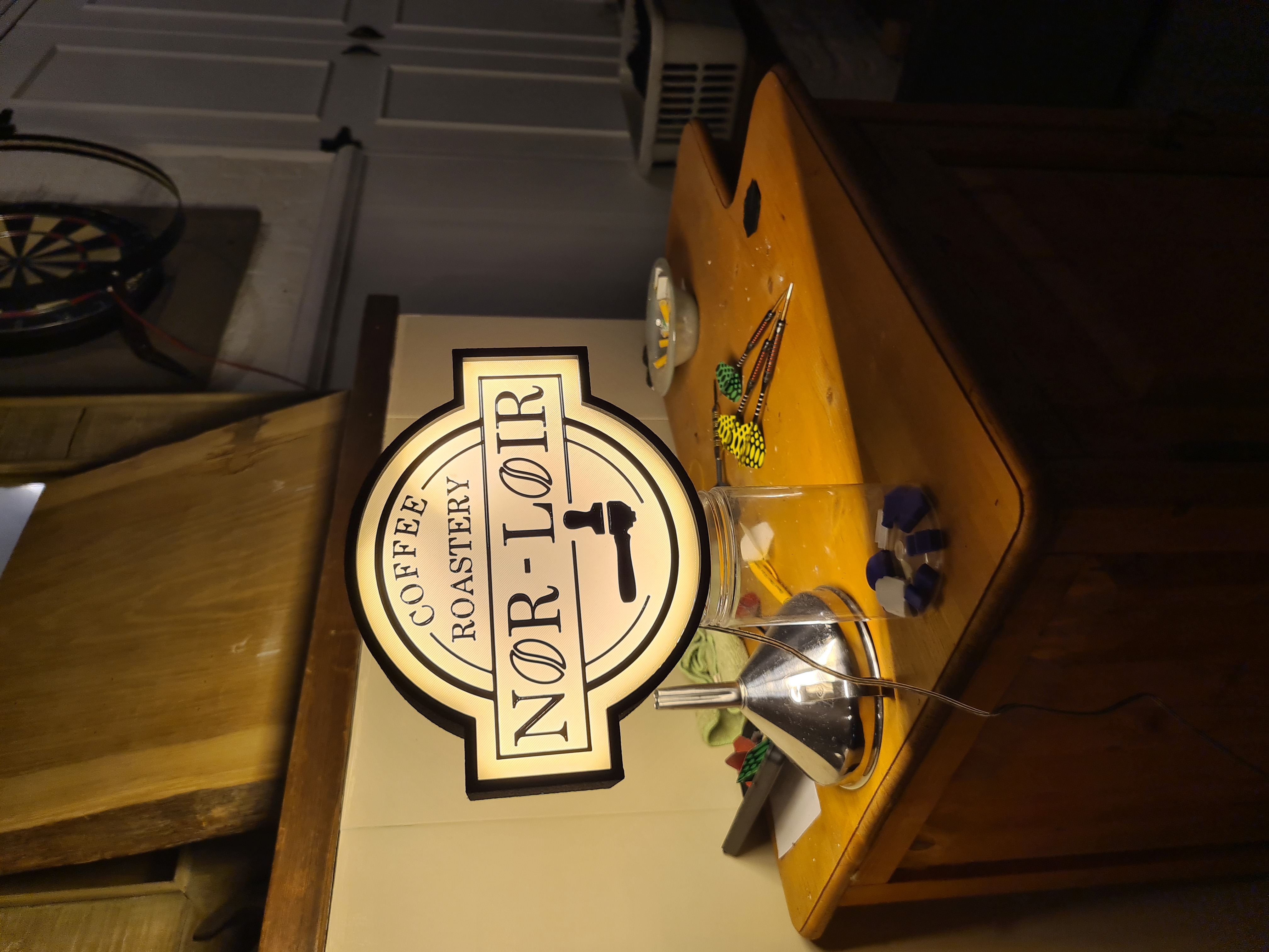 Miniatura 5 do modelo 3D Led light box logo