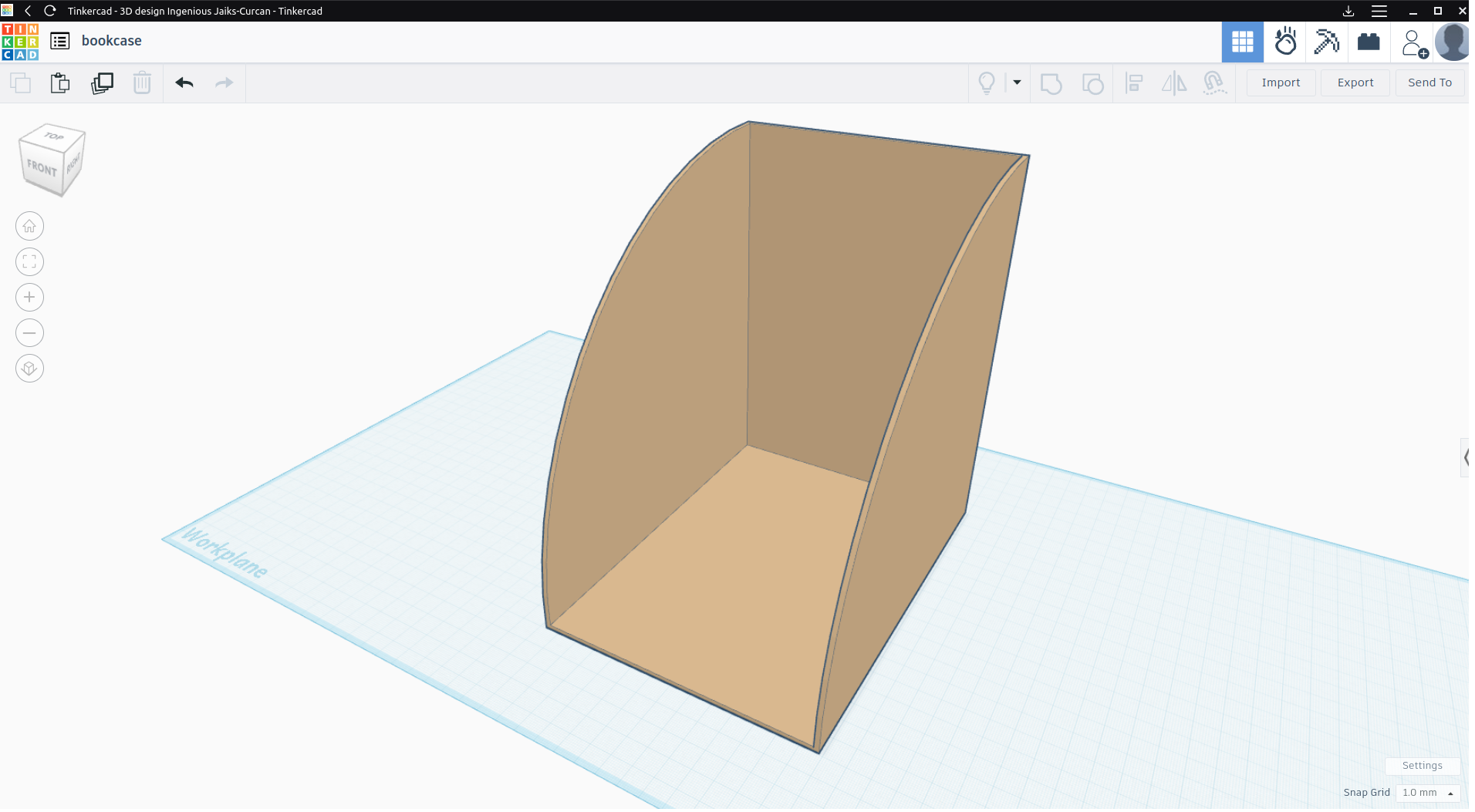 Miniatura 2 do modelo 3D Mini Bookcase