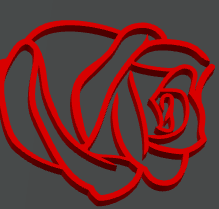 Valentine's Day Rose Without Dad