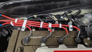 Kawasaki Jet Ski spark plug wires organizer