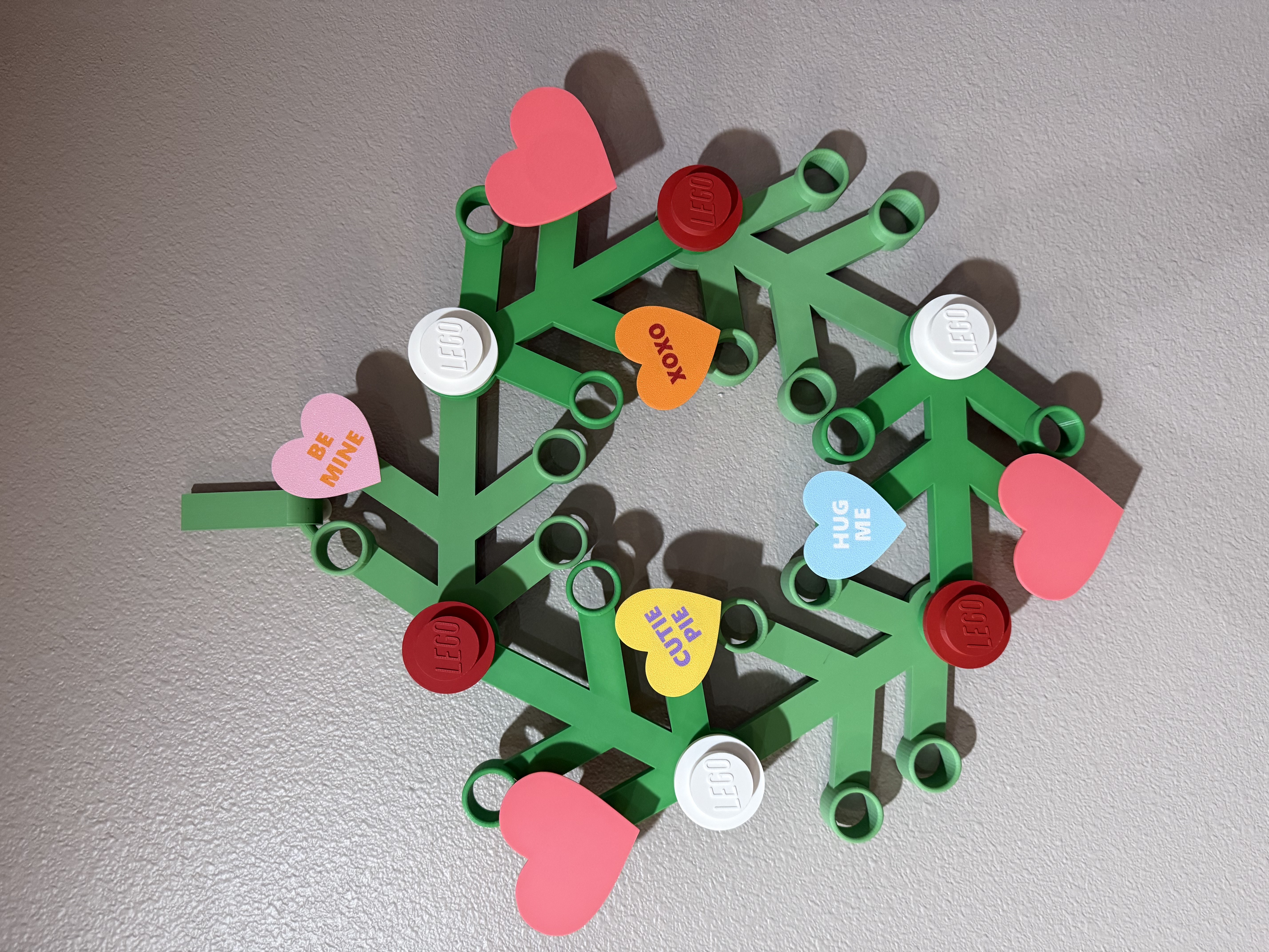 Lego Wreath Valentine's Day Decorations