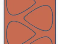 Comically Large Guitar Pick Card
