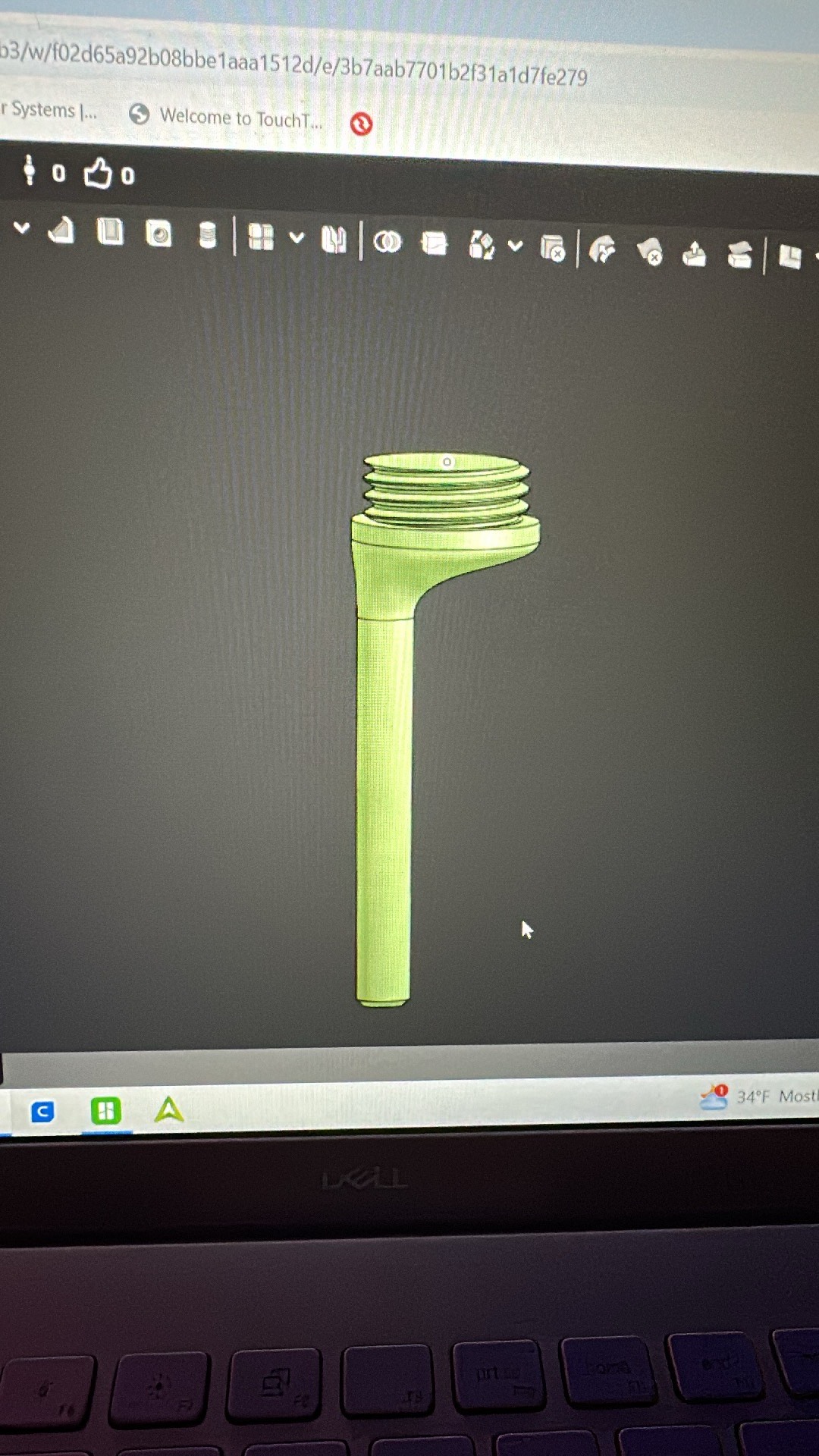 Miniatura 4 do modelo 3D Modular Mossy Pole