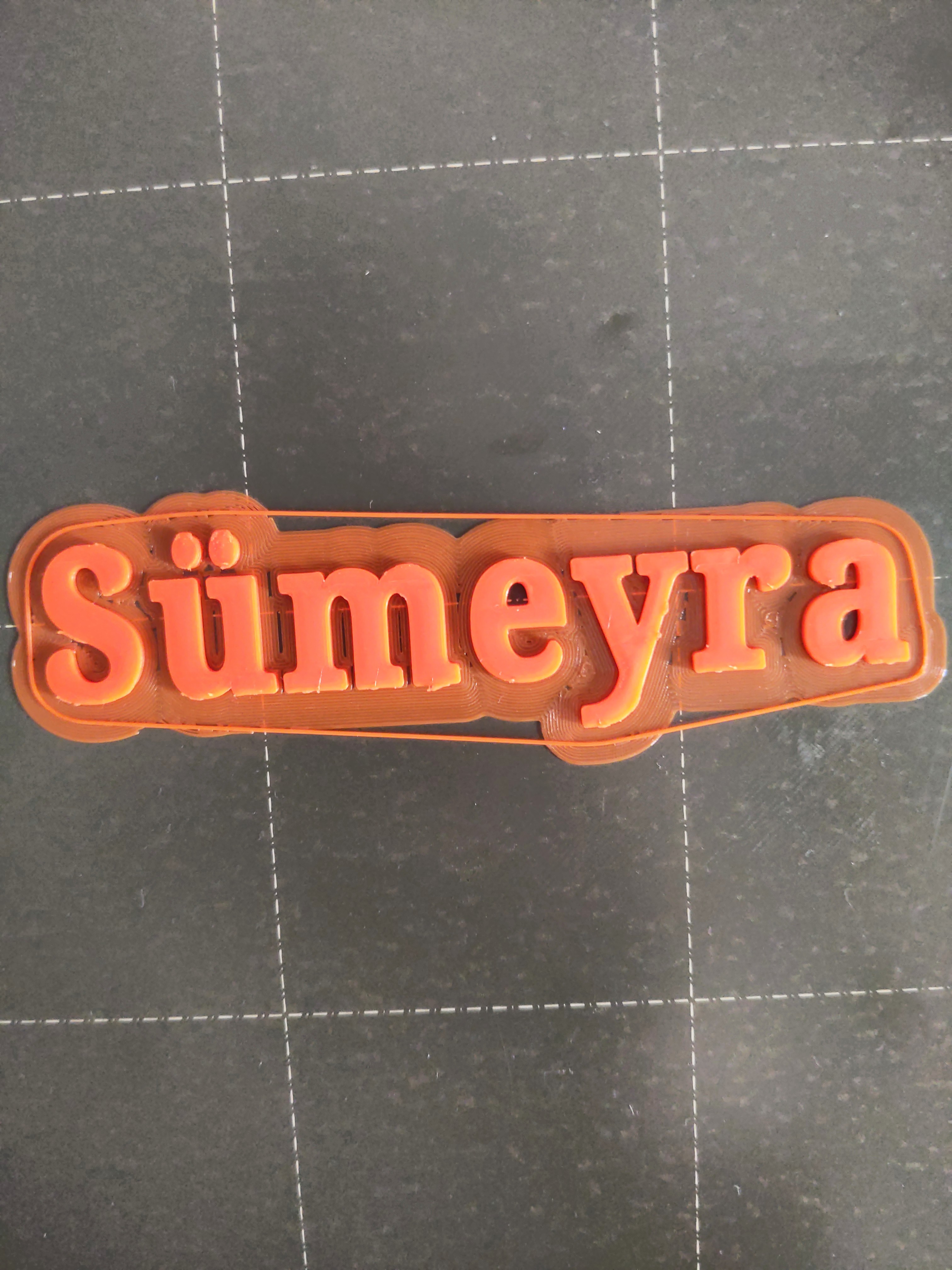 Sumayya Sticker Sumeyra Name tag by Sebi Boss | Download free STL model | Printables.com