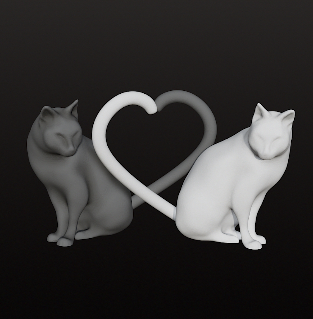 Heart-Tail Cats