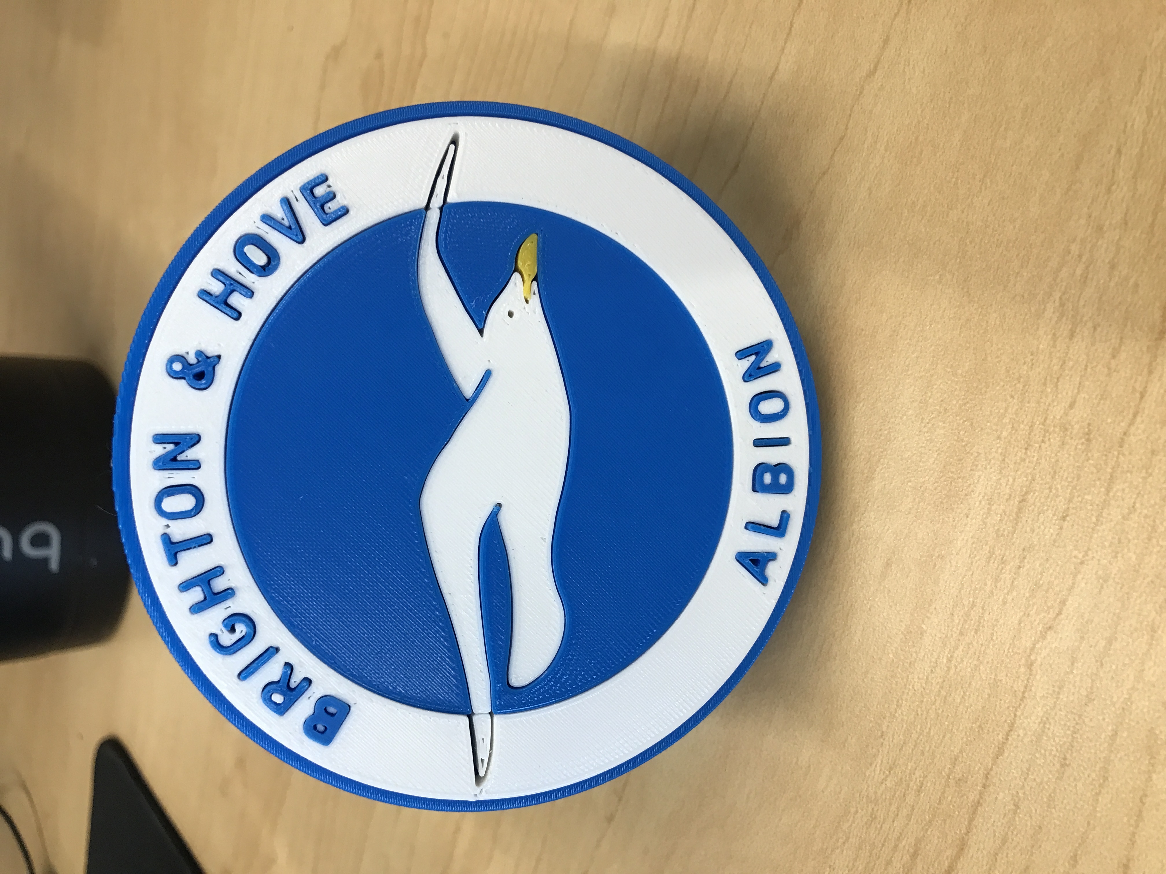BHAFC crest desk display