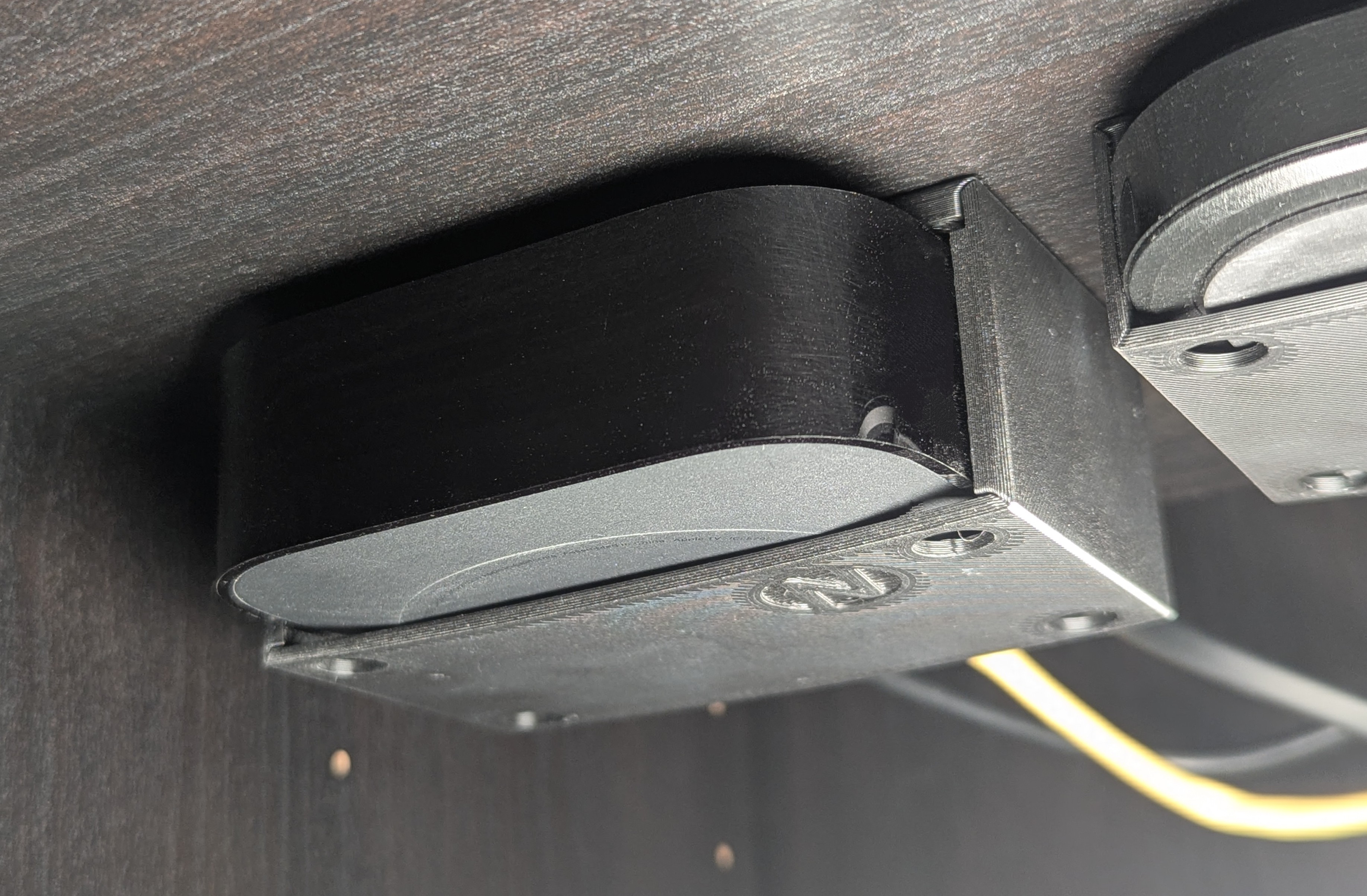 Apple TV Foldable Under Shelf Mount