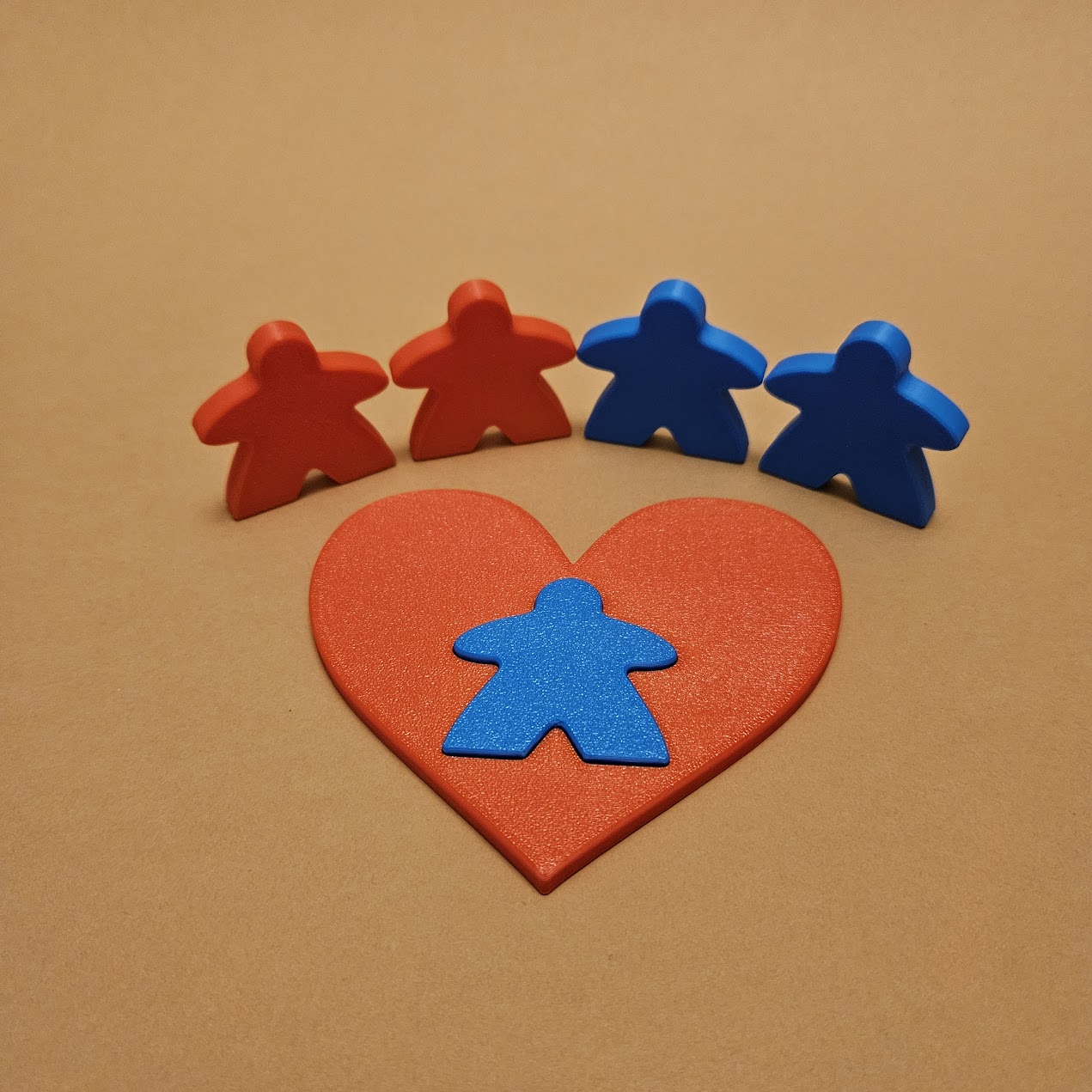 Meeple Heart FridgeMagnet
