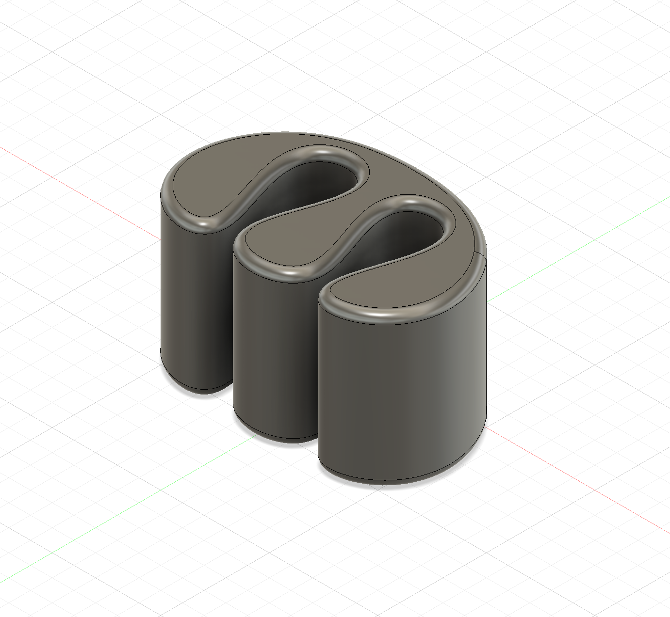 Dual Cable Clip – 3D Printable