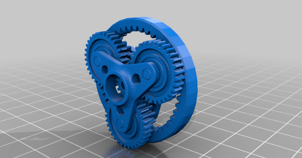 Stepped Gear Set by MephistotsihpeM Download free STL model
