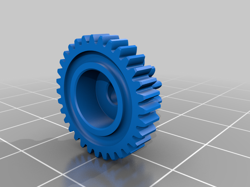 Miniatura 5 do modelo 3D Stepped Planetary Gear Set