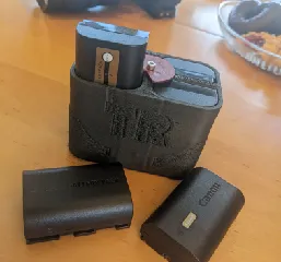 Battery Box for Canon LP-E6NH & LP-E6 - 4 Batteries