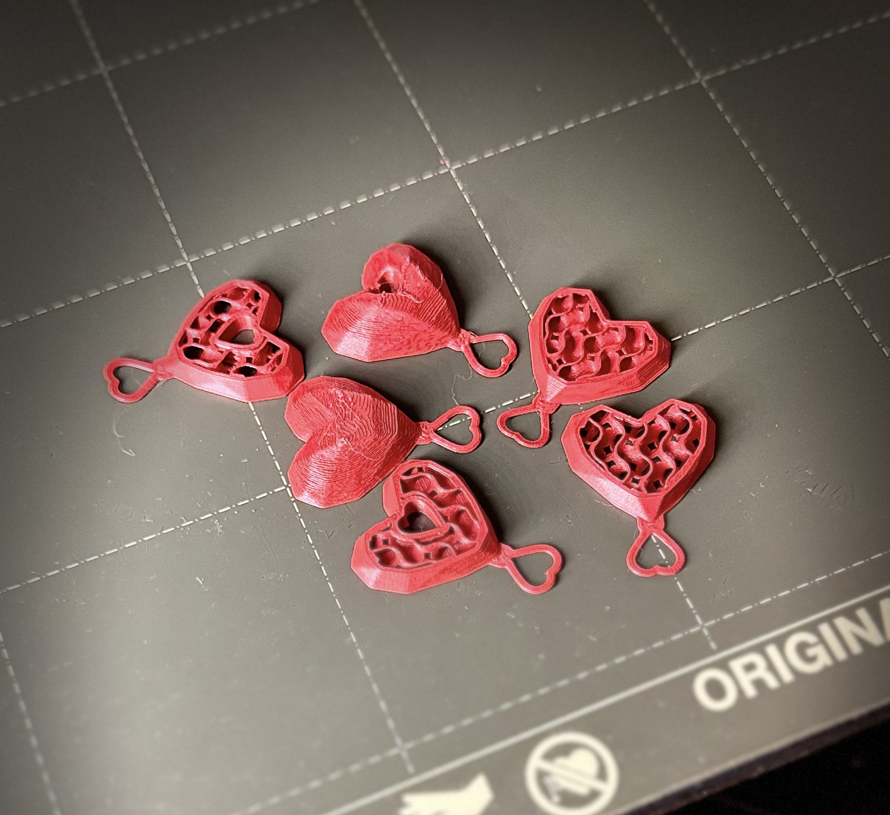 Miniatura 2 do modelo 3D Mini low poly heart keychain