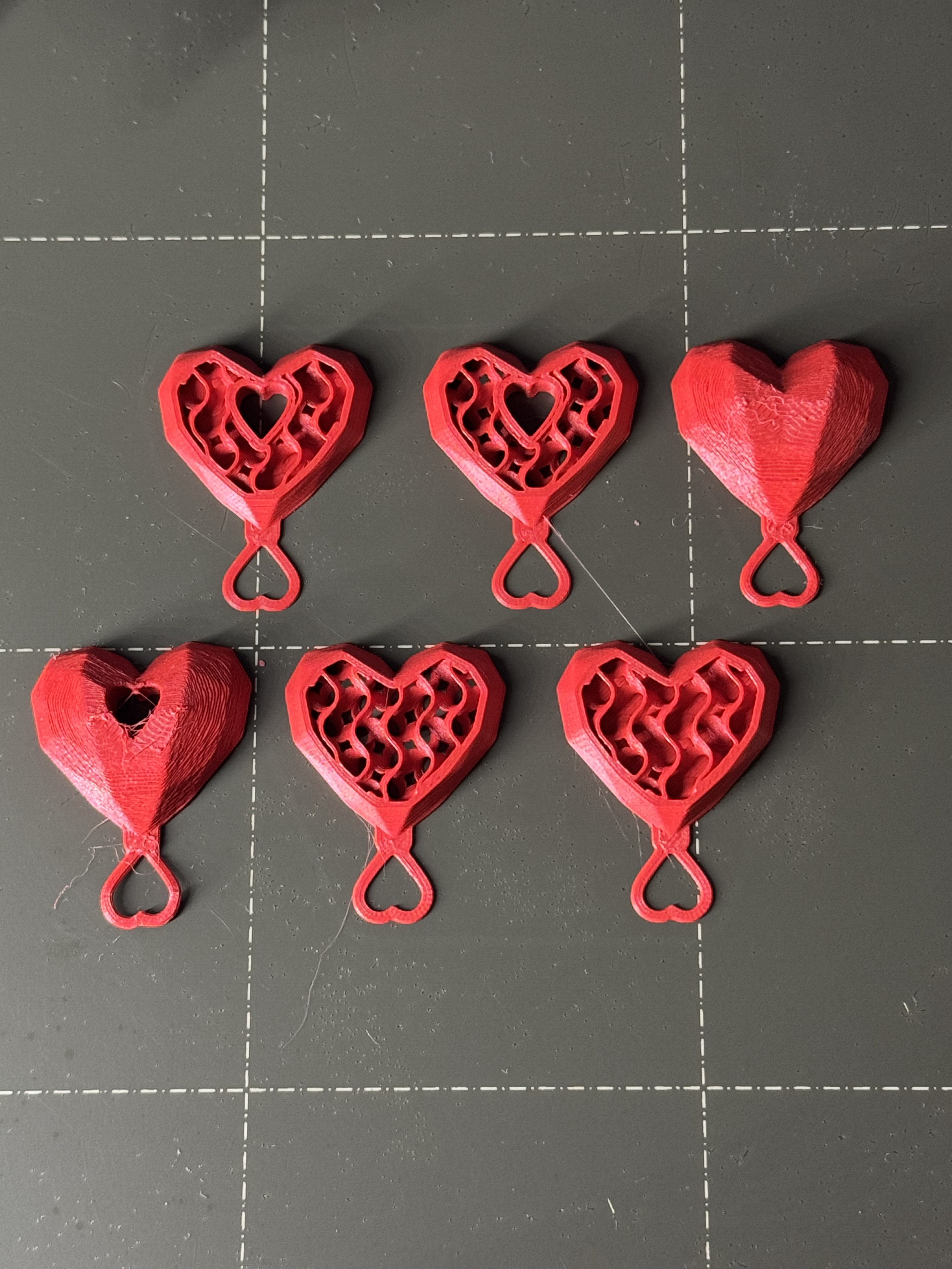 Miniatura 5 do modelo 3D Mini low poly heart keychain
