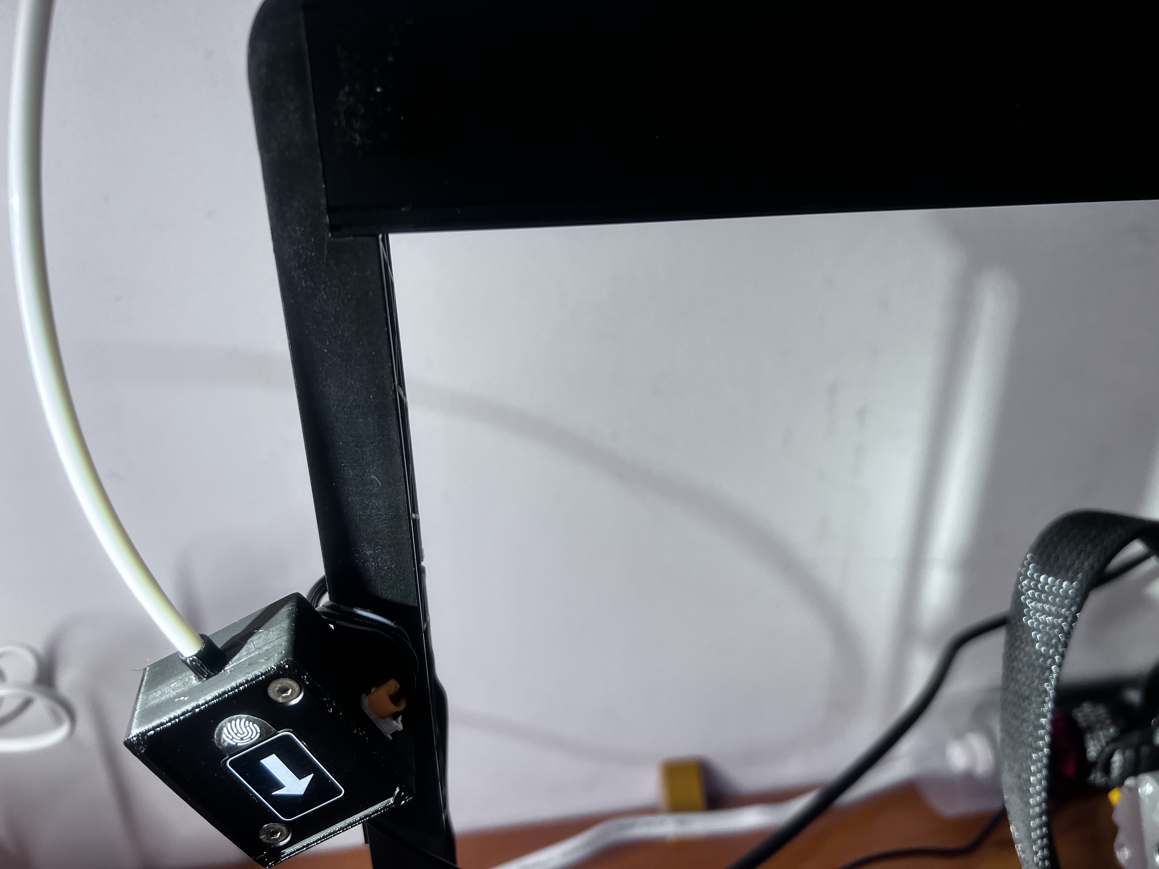 Ender 3 V3 Filament sensor. PTFE 4mm mount