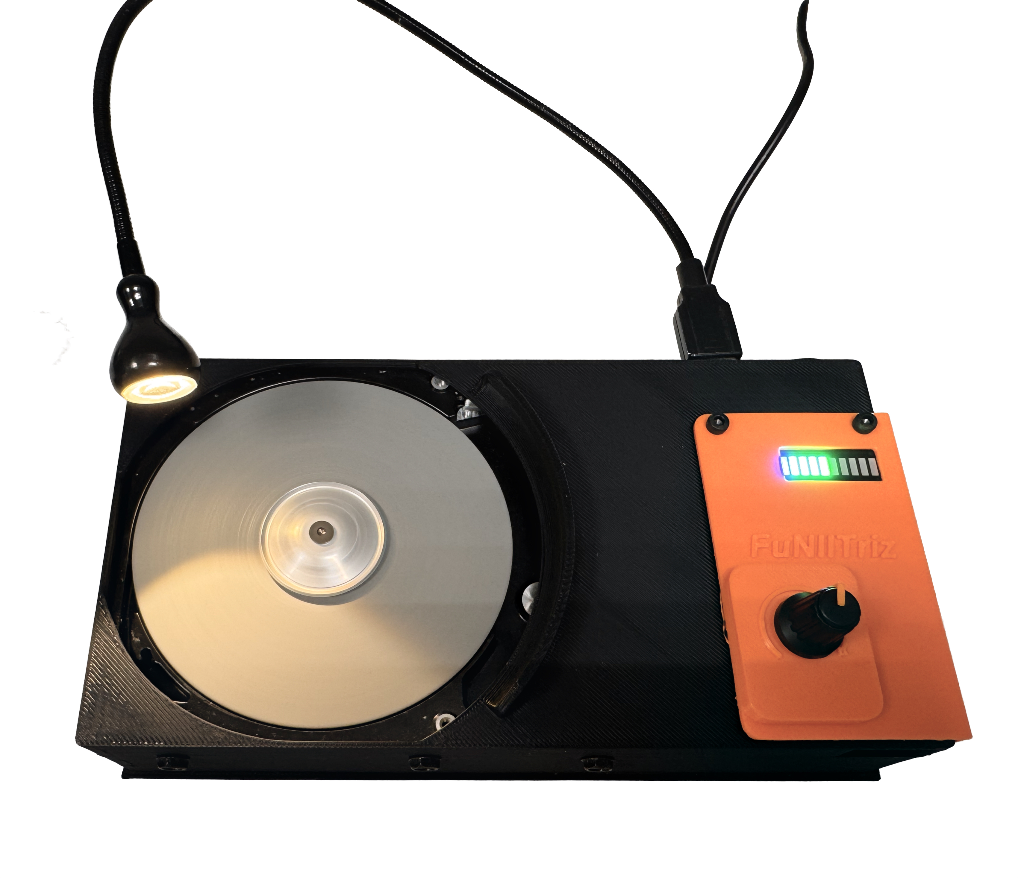 FuNIITriz enclosure (microelectrode polishing machine)