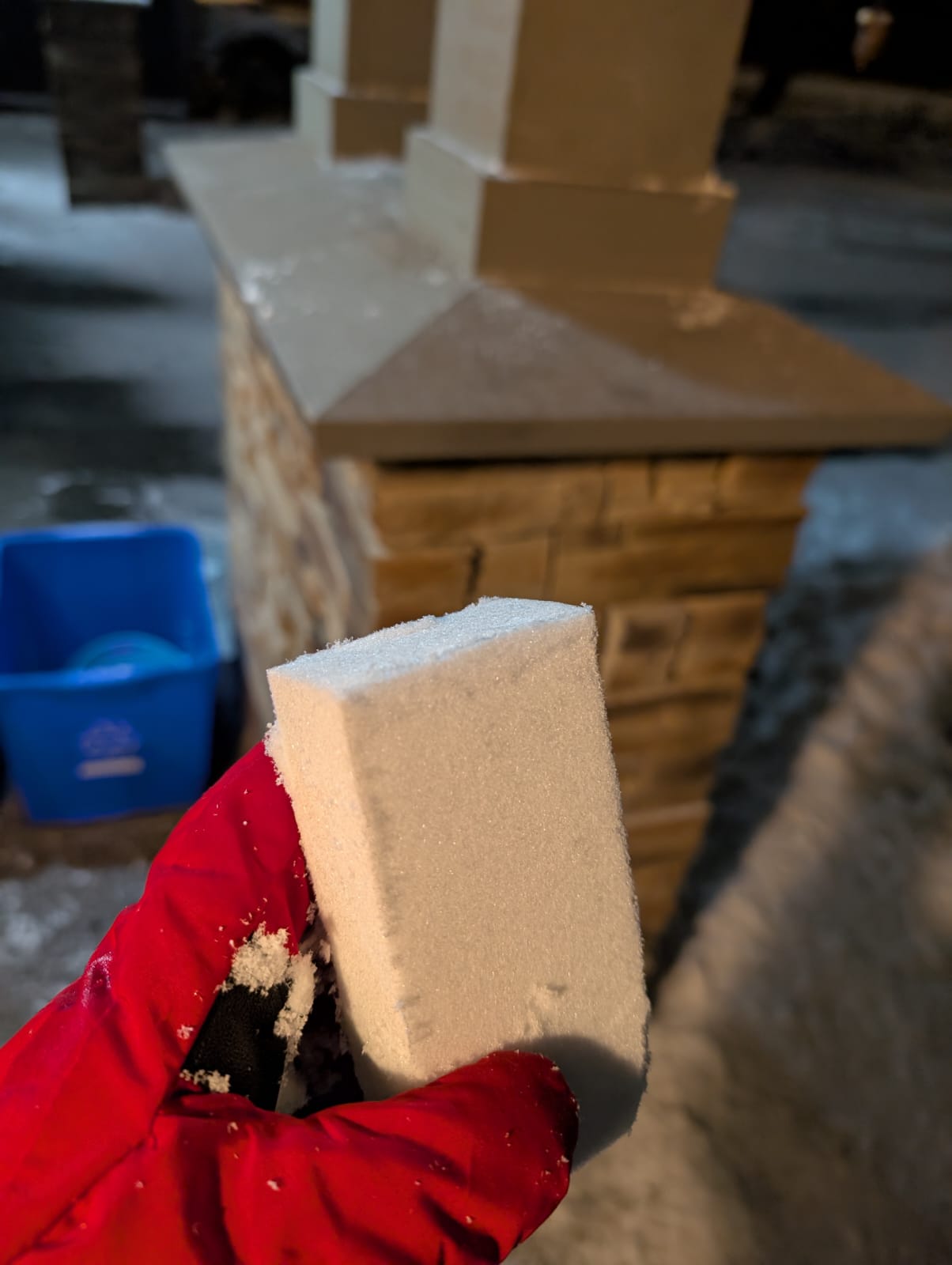 Snow brick maker