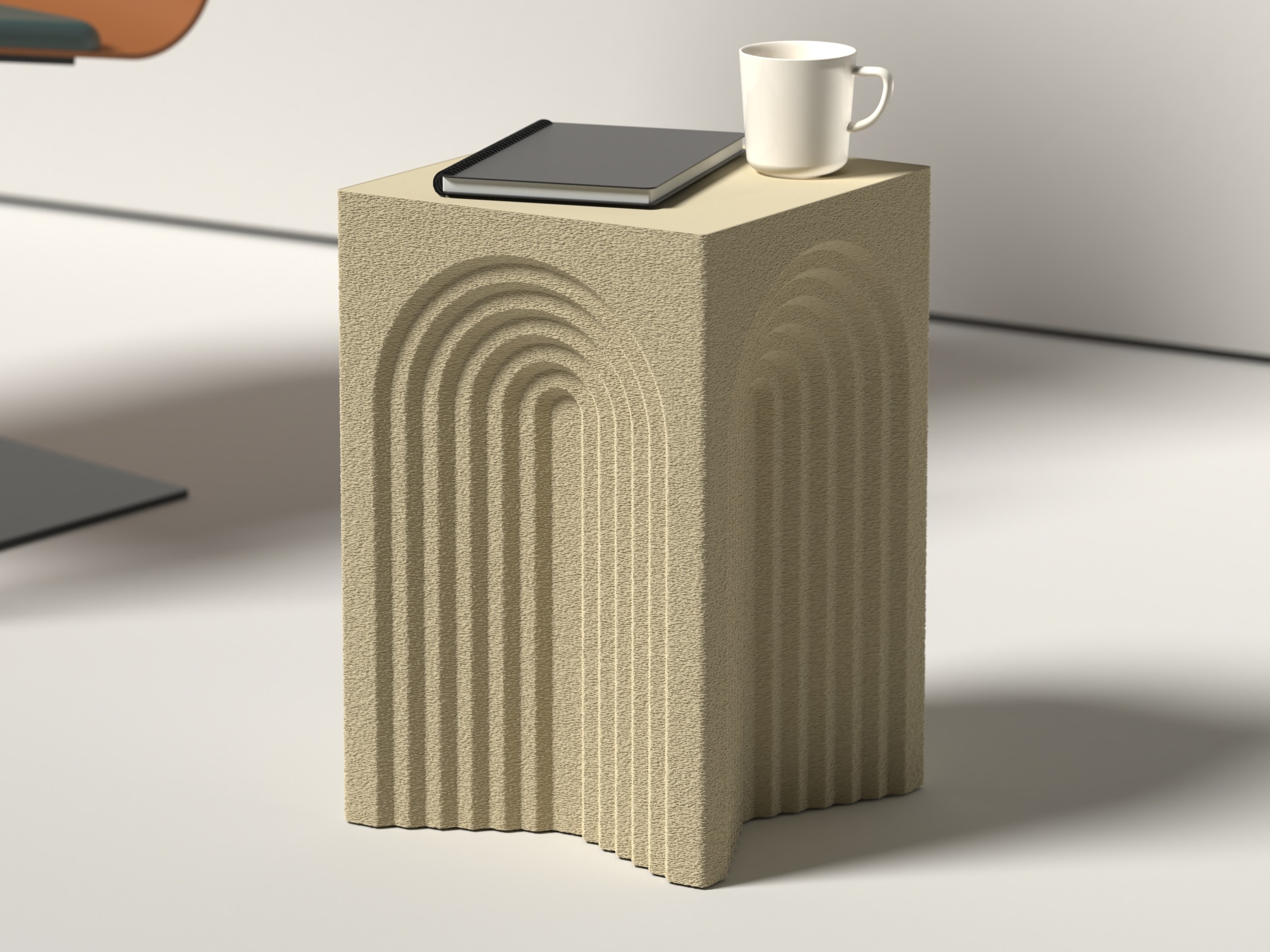 Arch Retro - Fully 3D printed coffee table - SIDE Collection