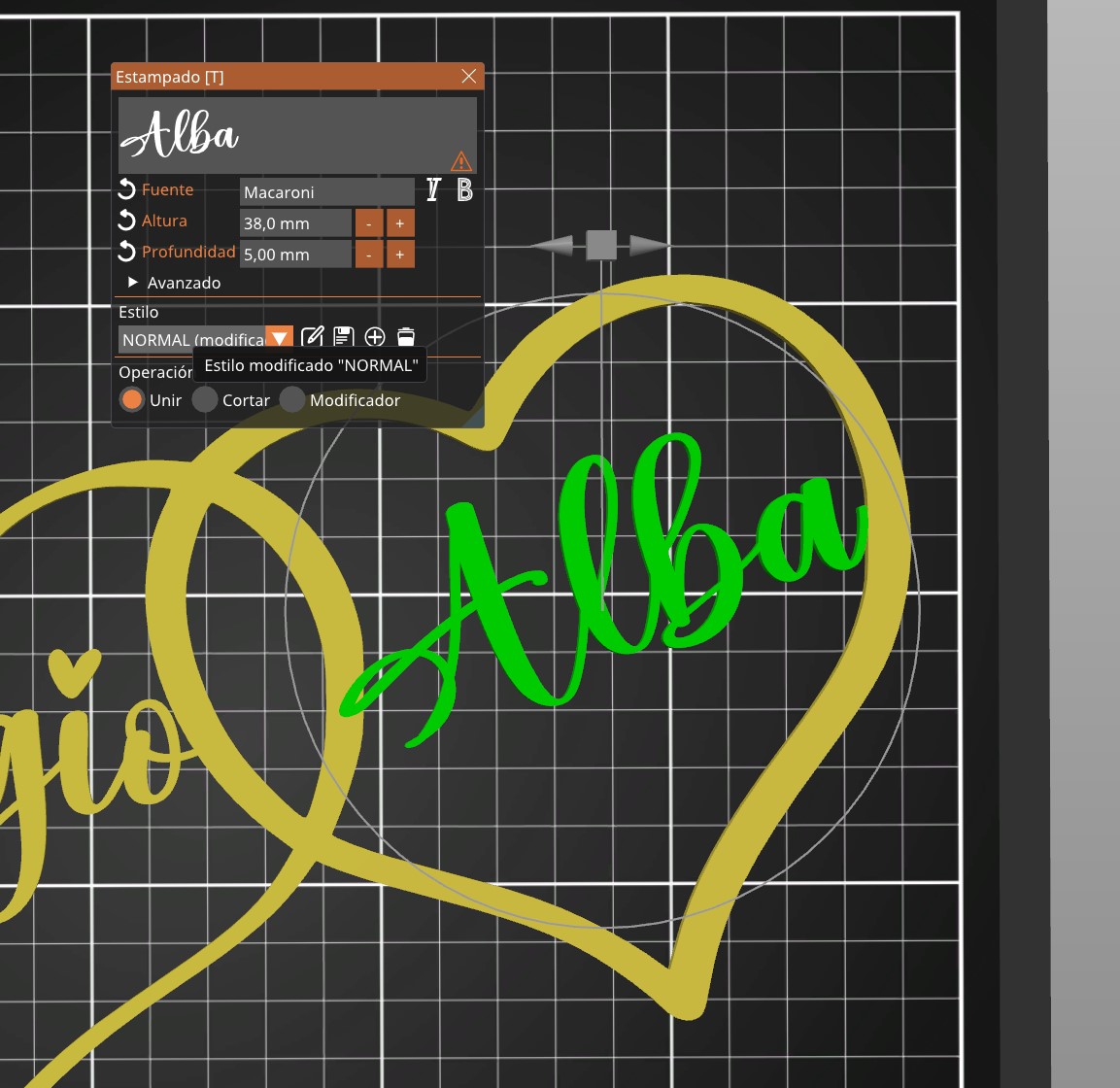 Hearts with editable names — miniatura 3