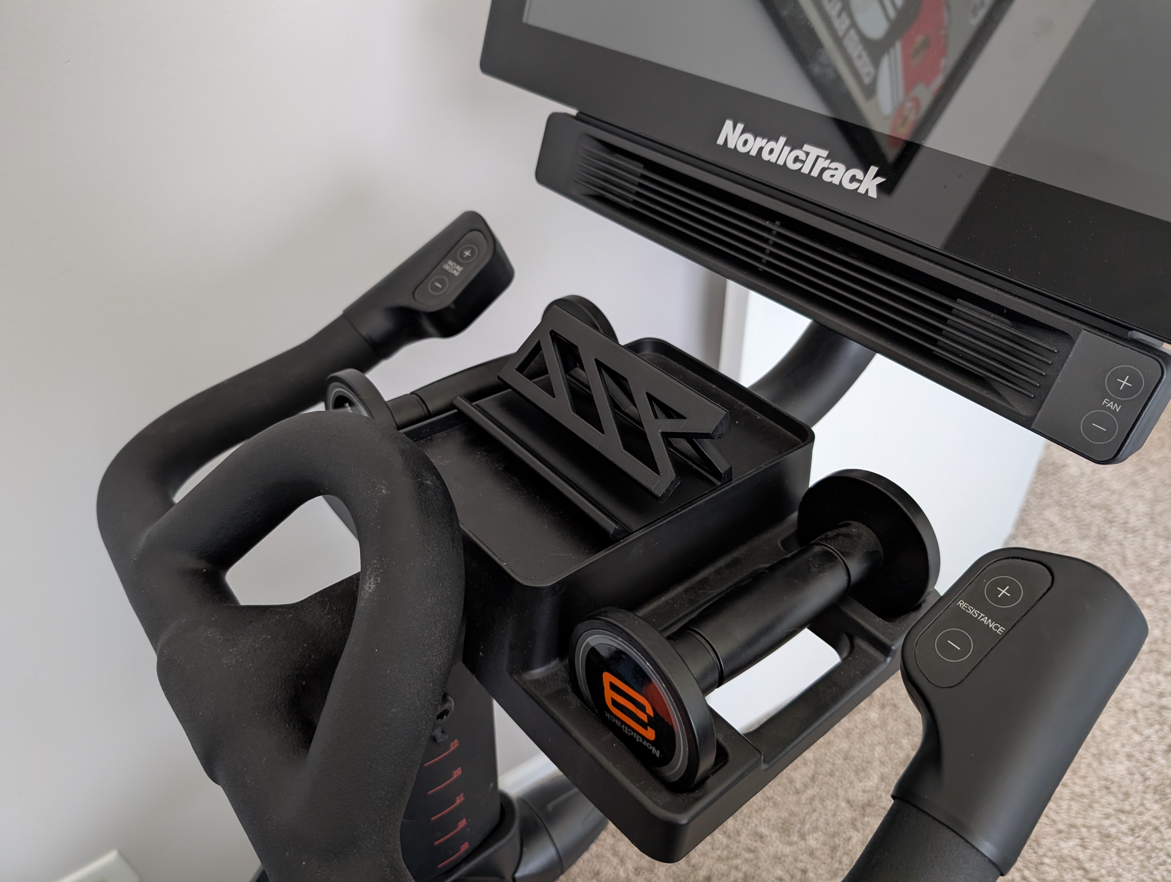 NordicTrack S22i phone holder