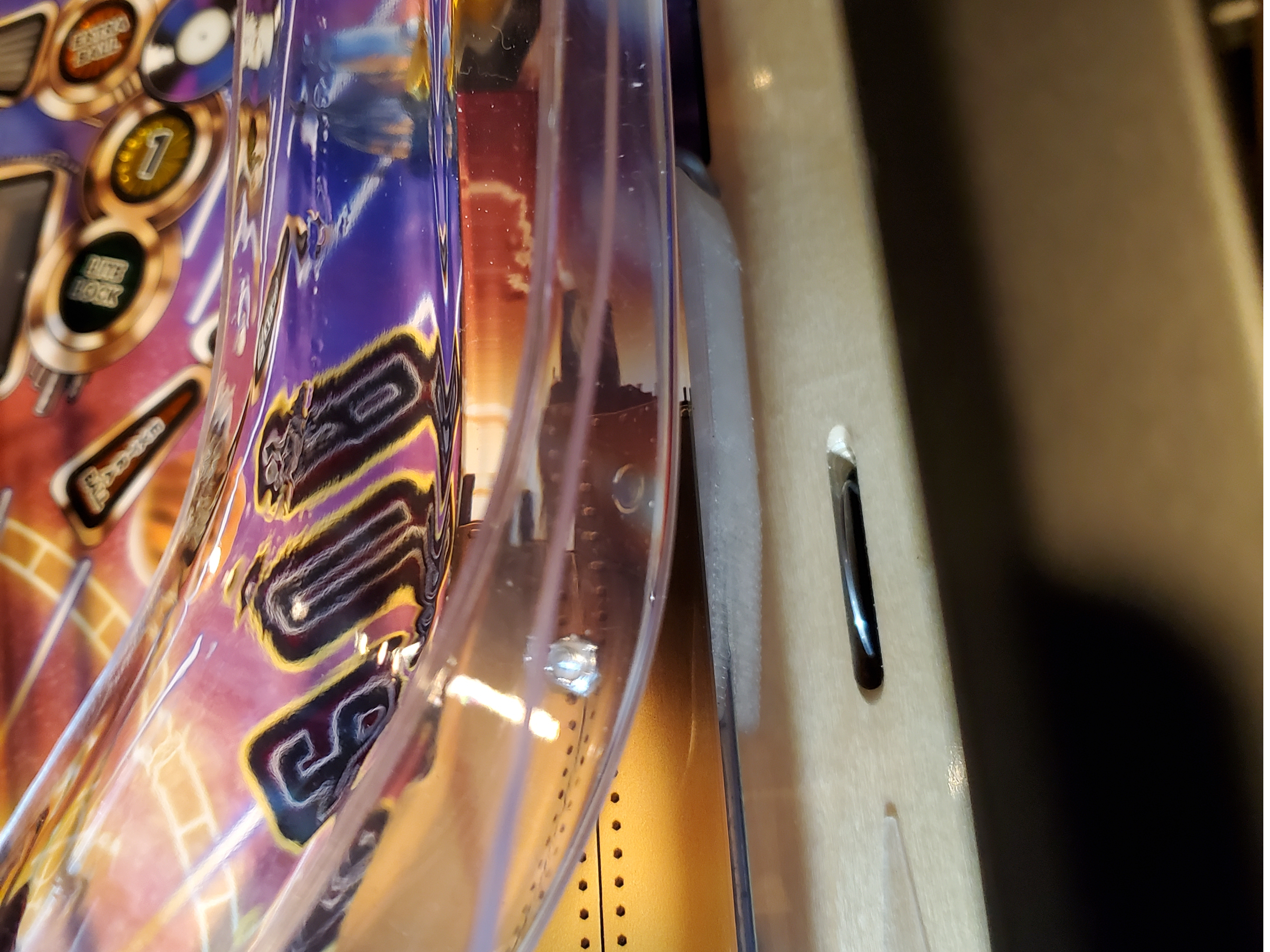 Rush pinball shooter lane rattle fix