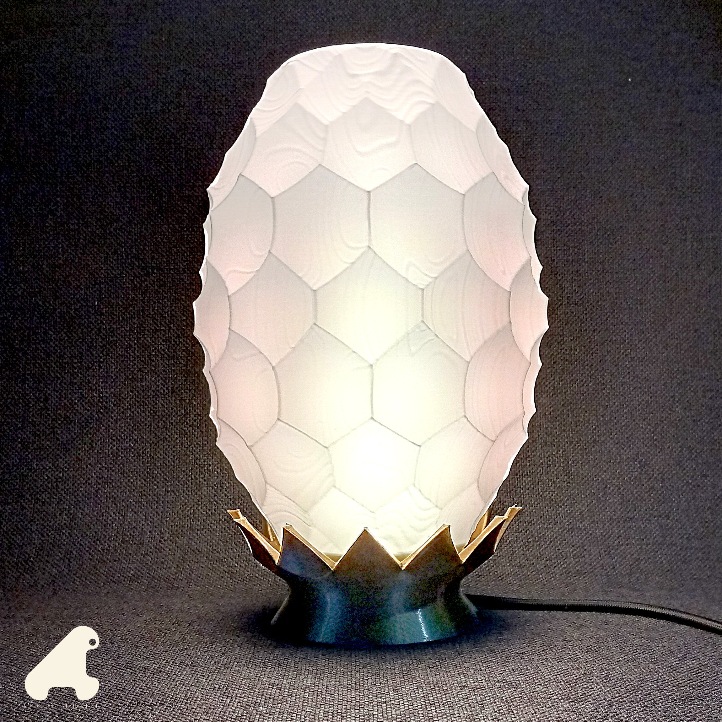 LAMPE COCOON-Lampe à poser