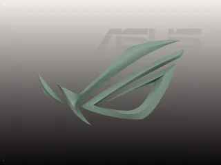 3D Asus ROG Logo Wall Art