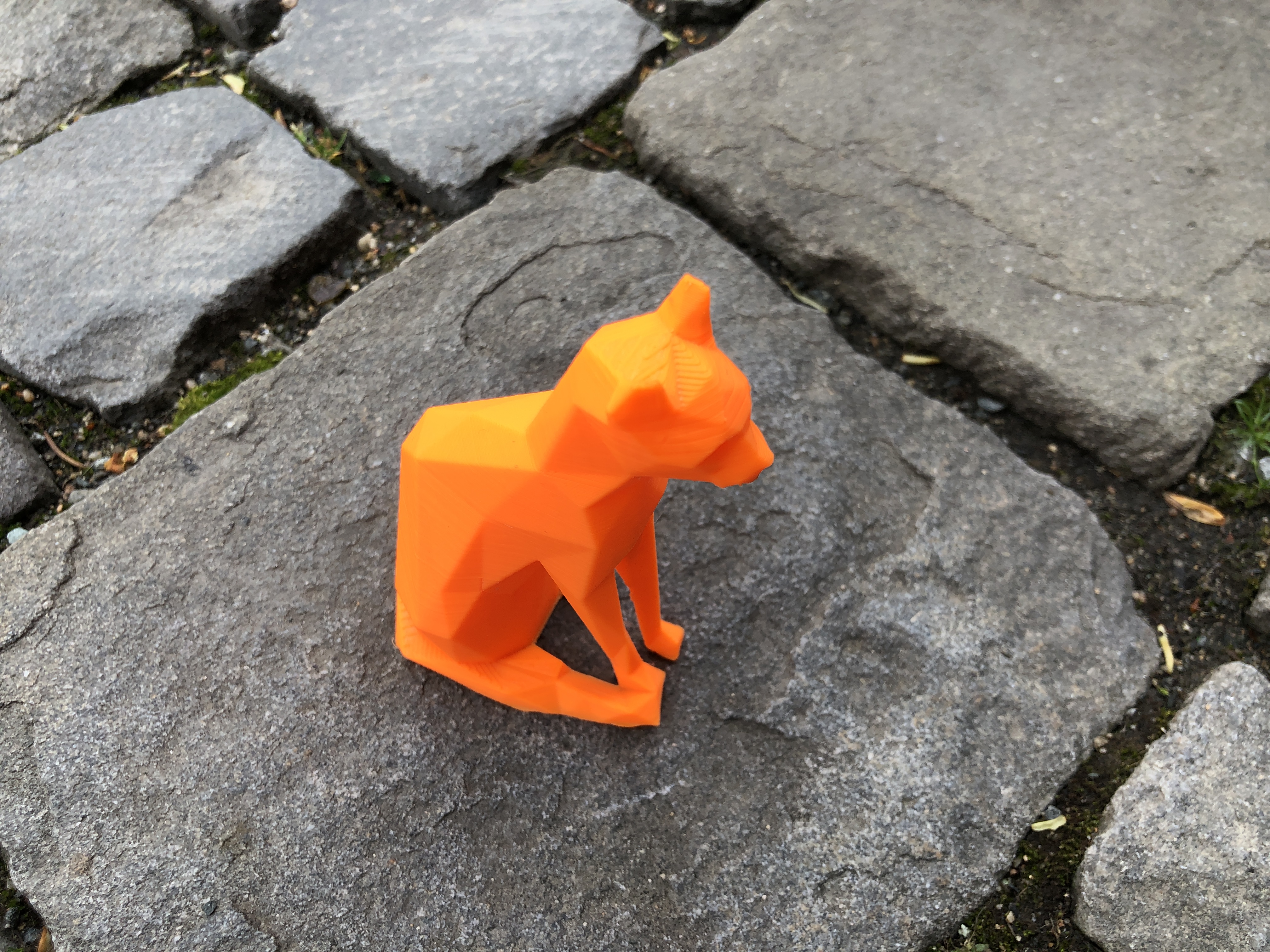 Miniatura 3 do modelo 3D Low poly cat