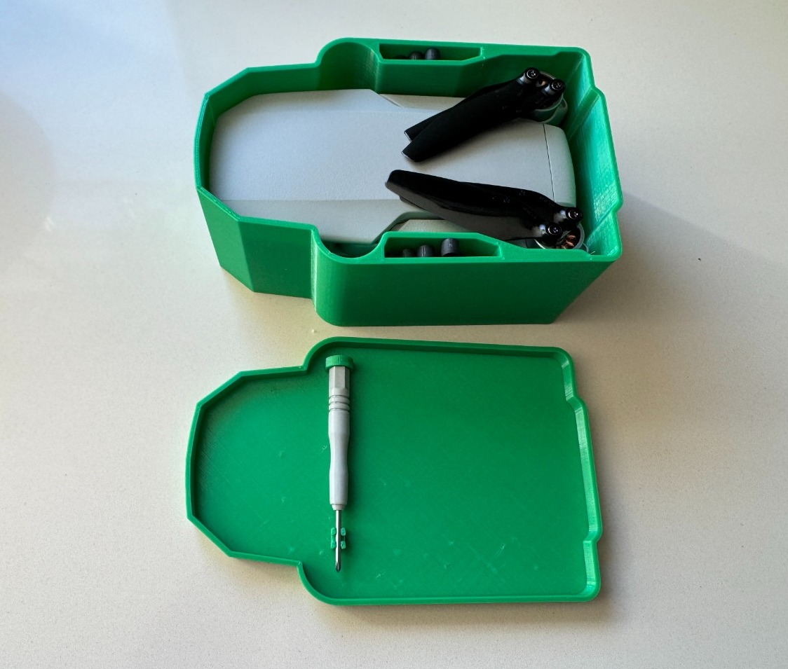 Specta mini 4k drone protective case with propeller storage