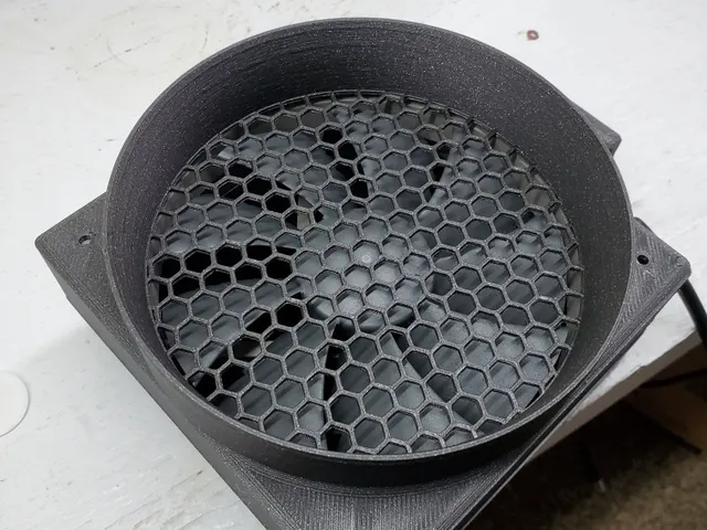 Air Inlet with Hex Grill for 120mm Noctua  Fan