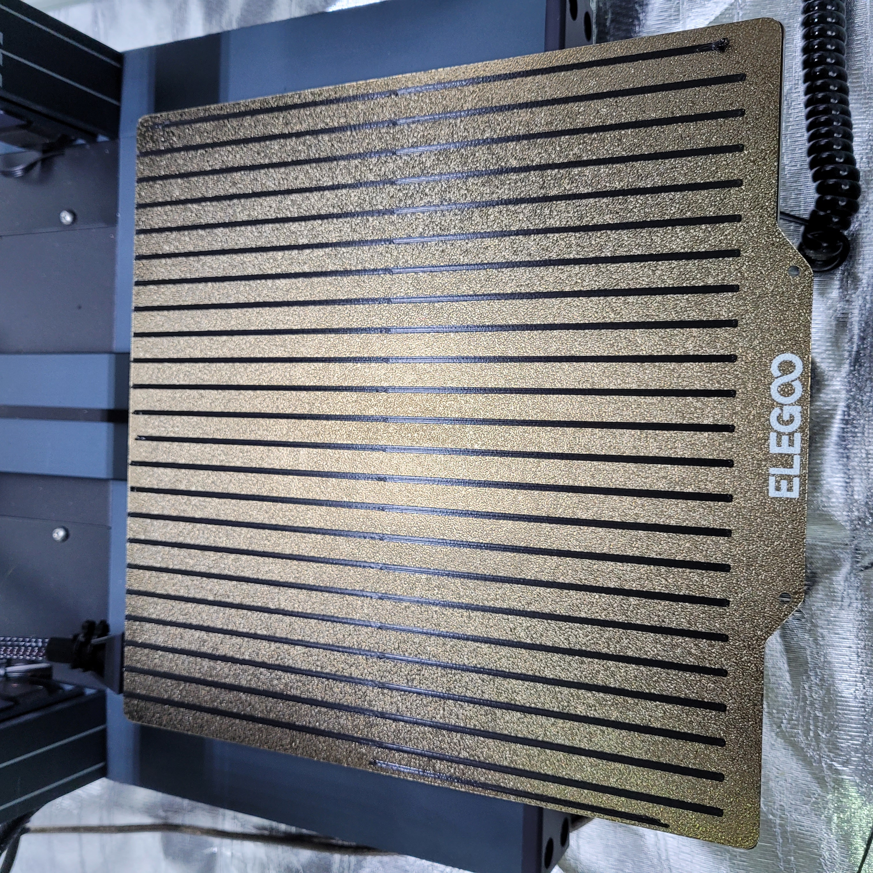 Bed mesh layer lines