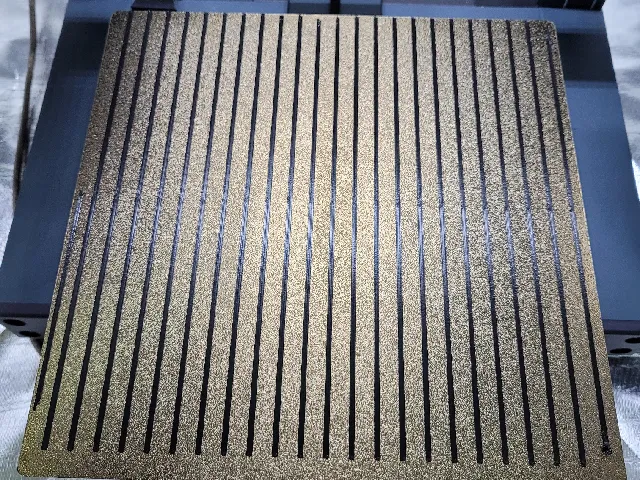 Bed mesh layer lines