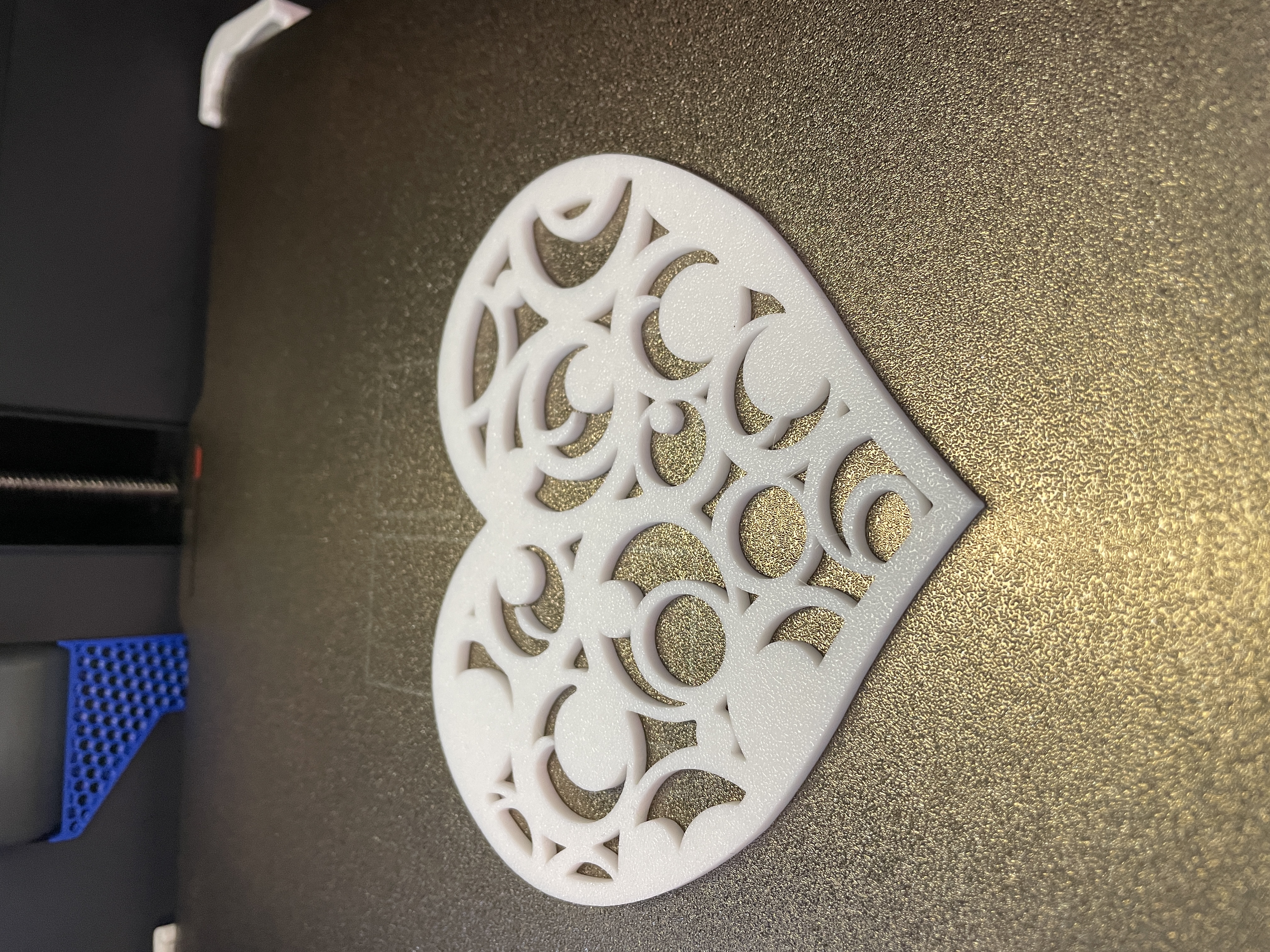 Heart ornament or cup coaster