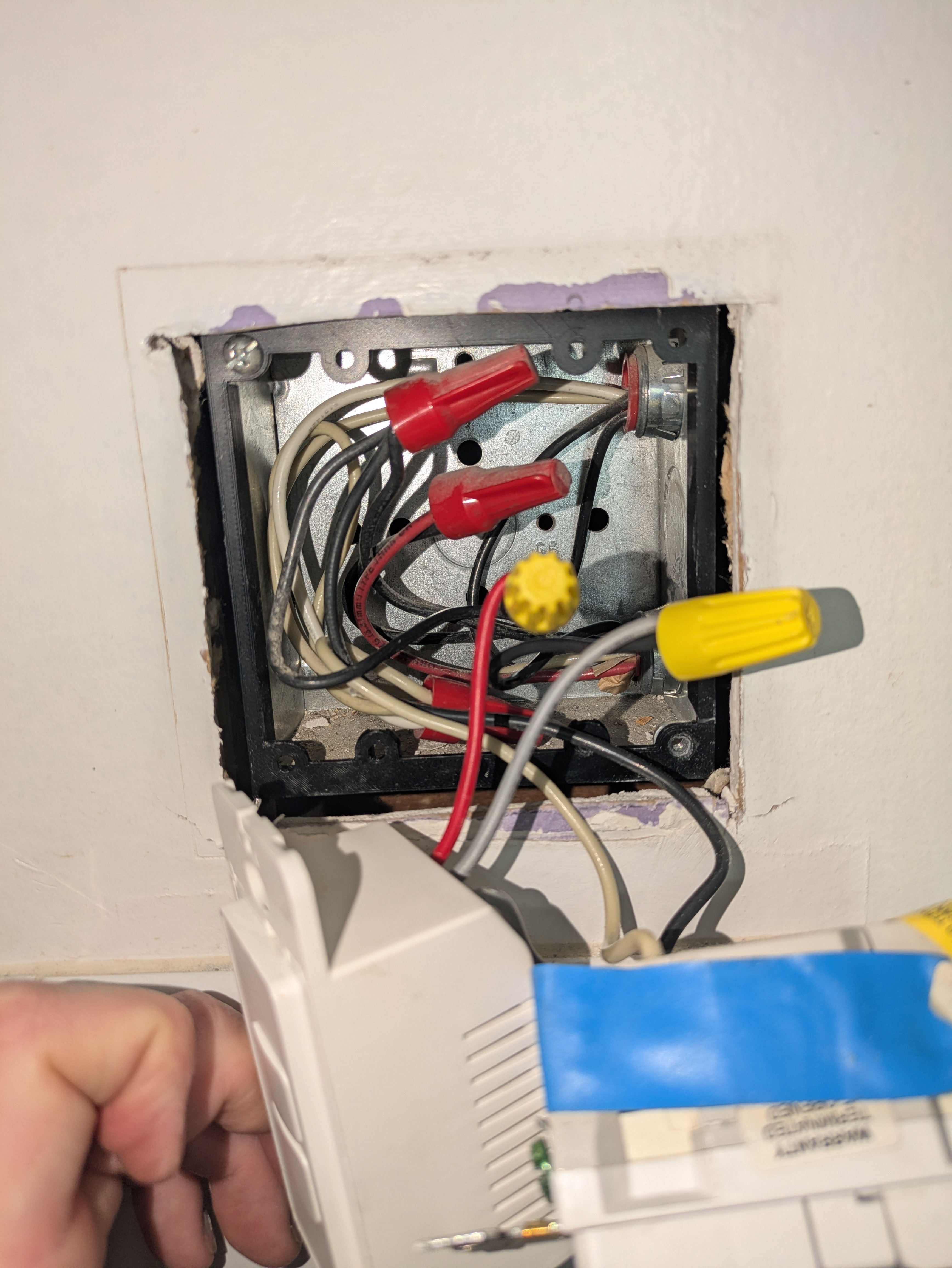 4in junction box frame for smart switch
