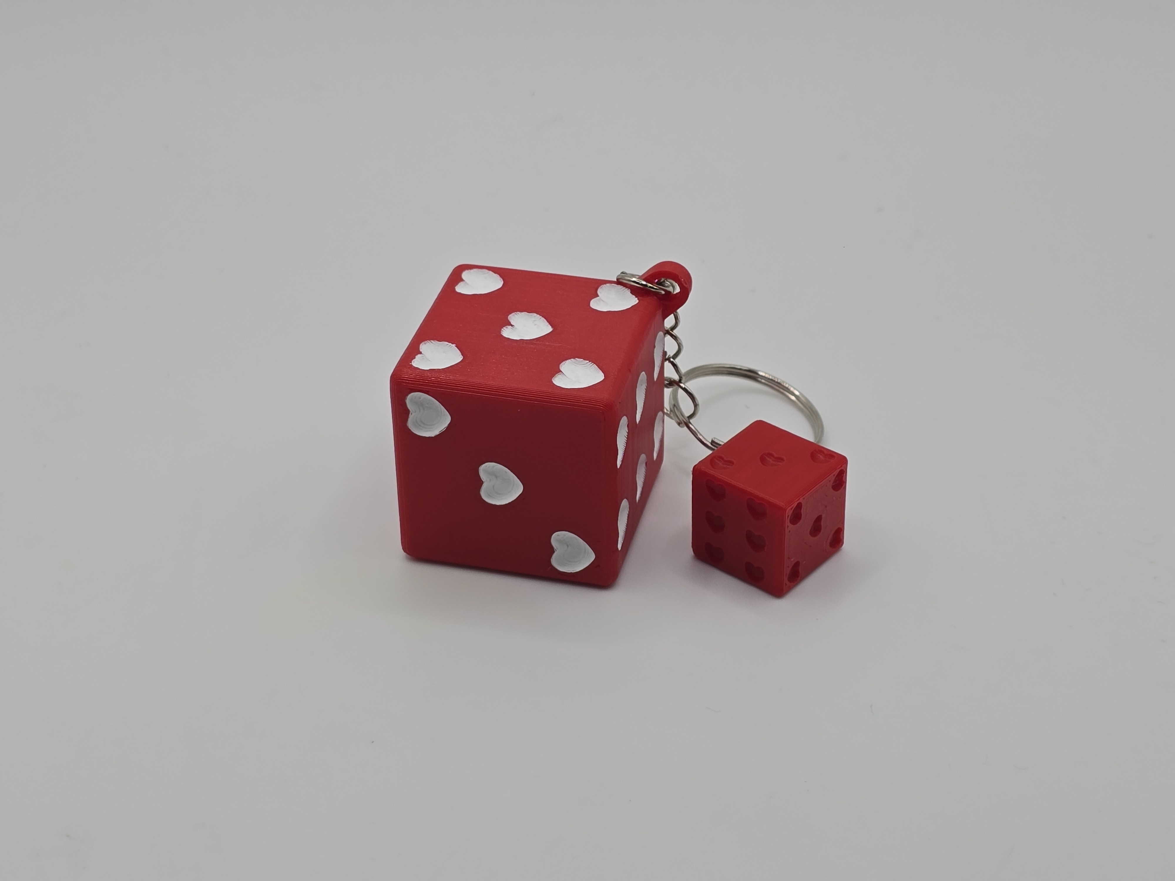 Dice Hearts (Keychain version available) (Remix)