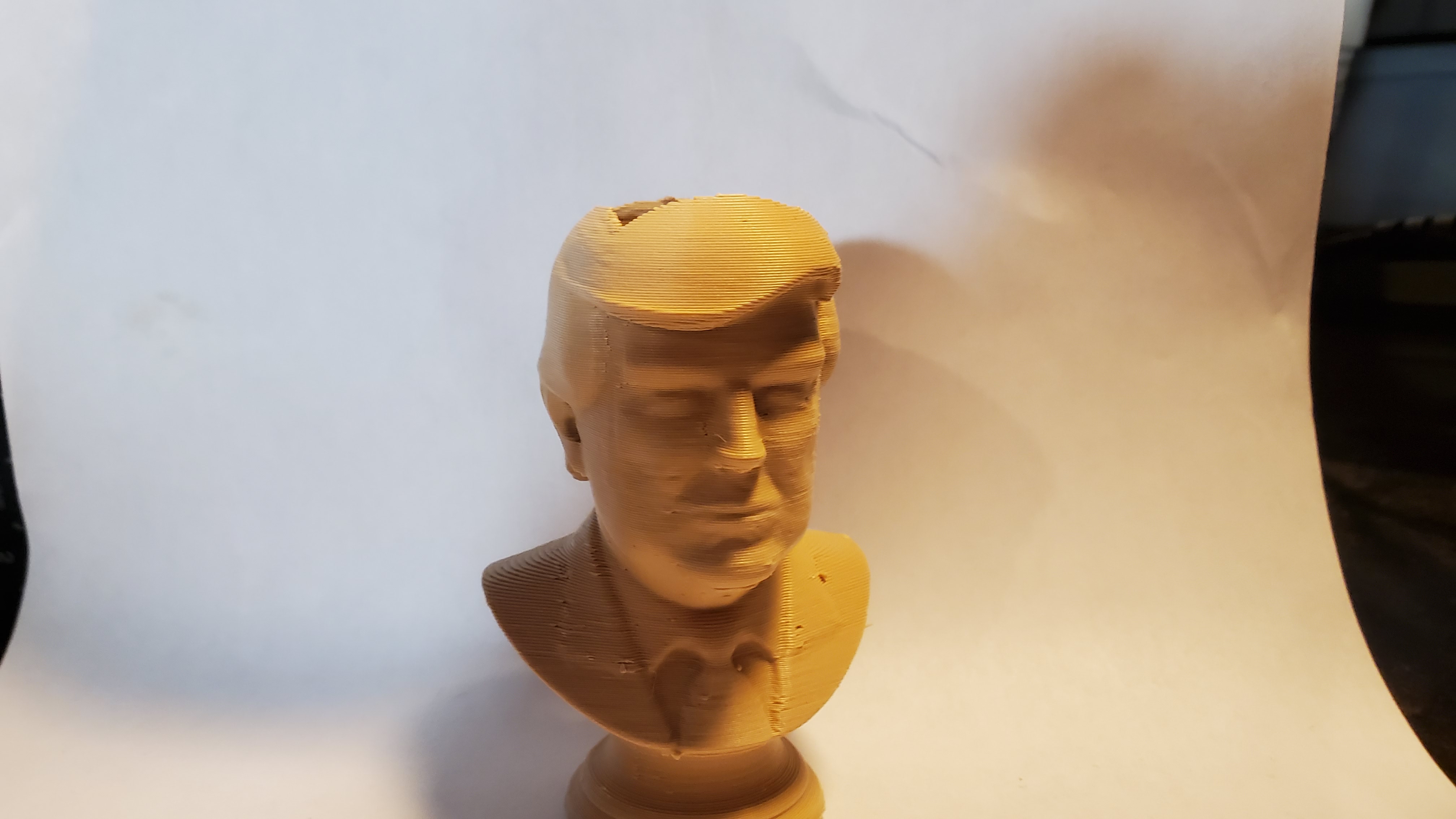 Trump head pencil holder Gridfinity
