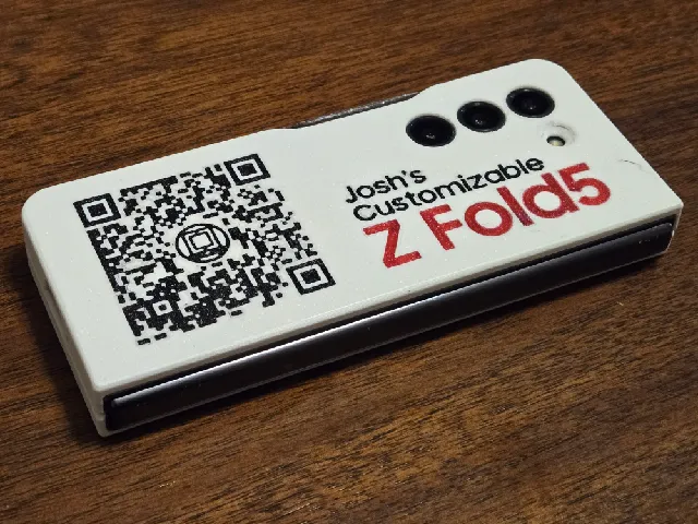 Josh's Customizable Z Fold5 Phone Case