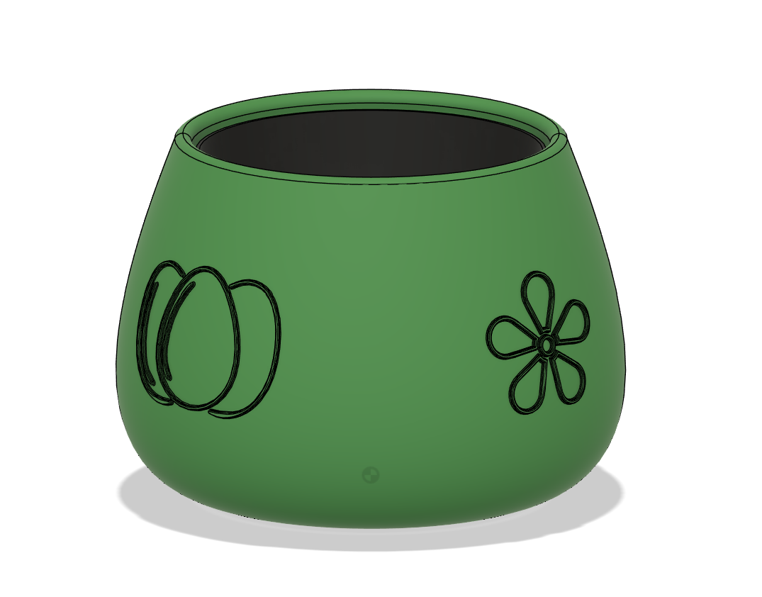 Easter flower pot