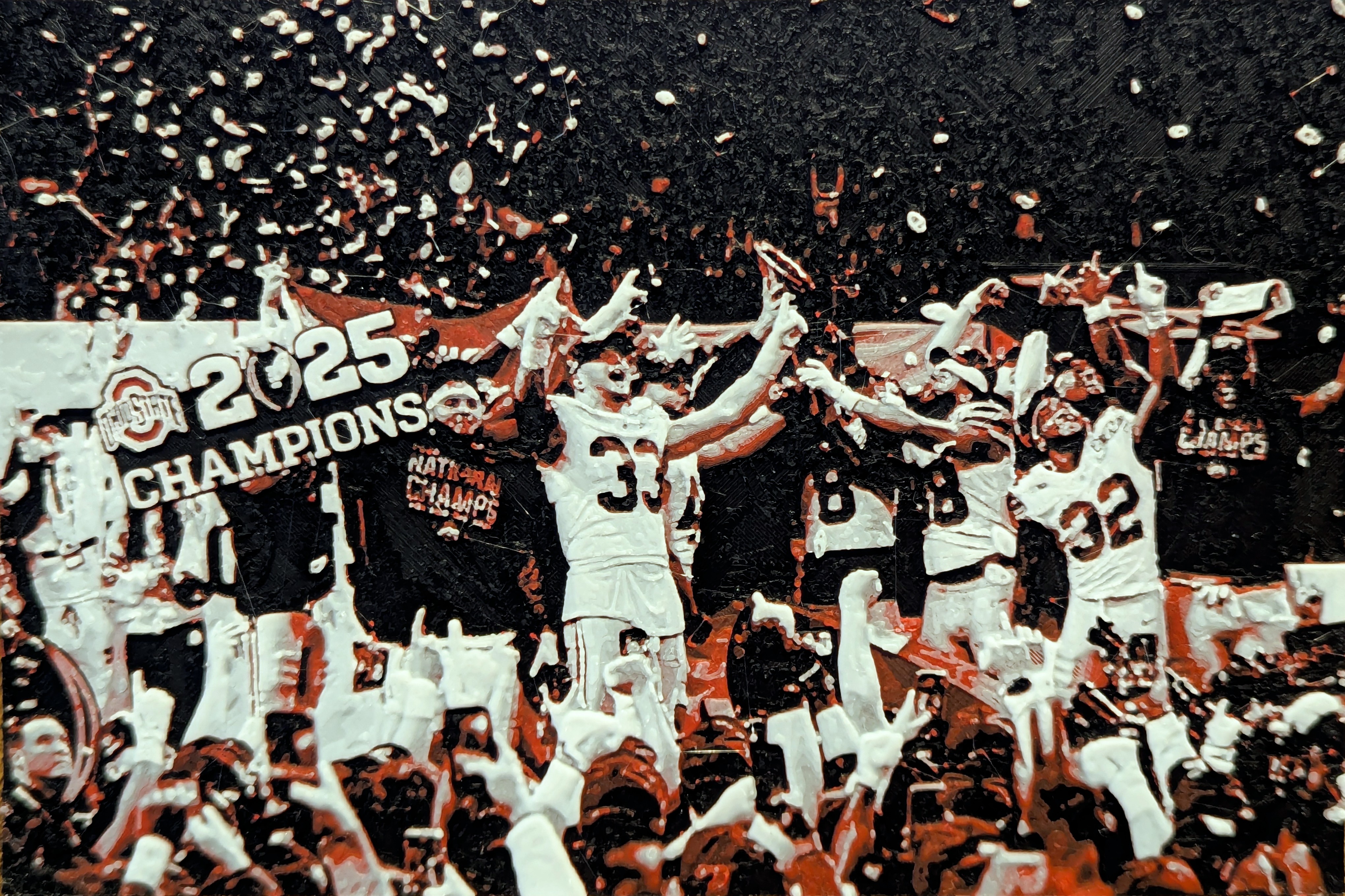 Ohio State National Championship Hueforge