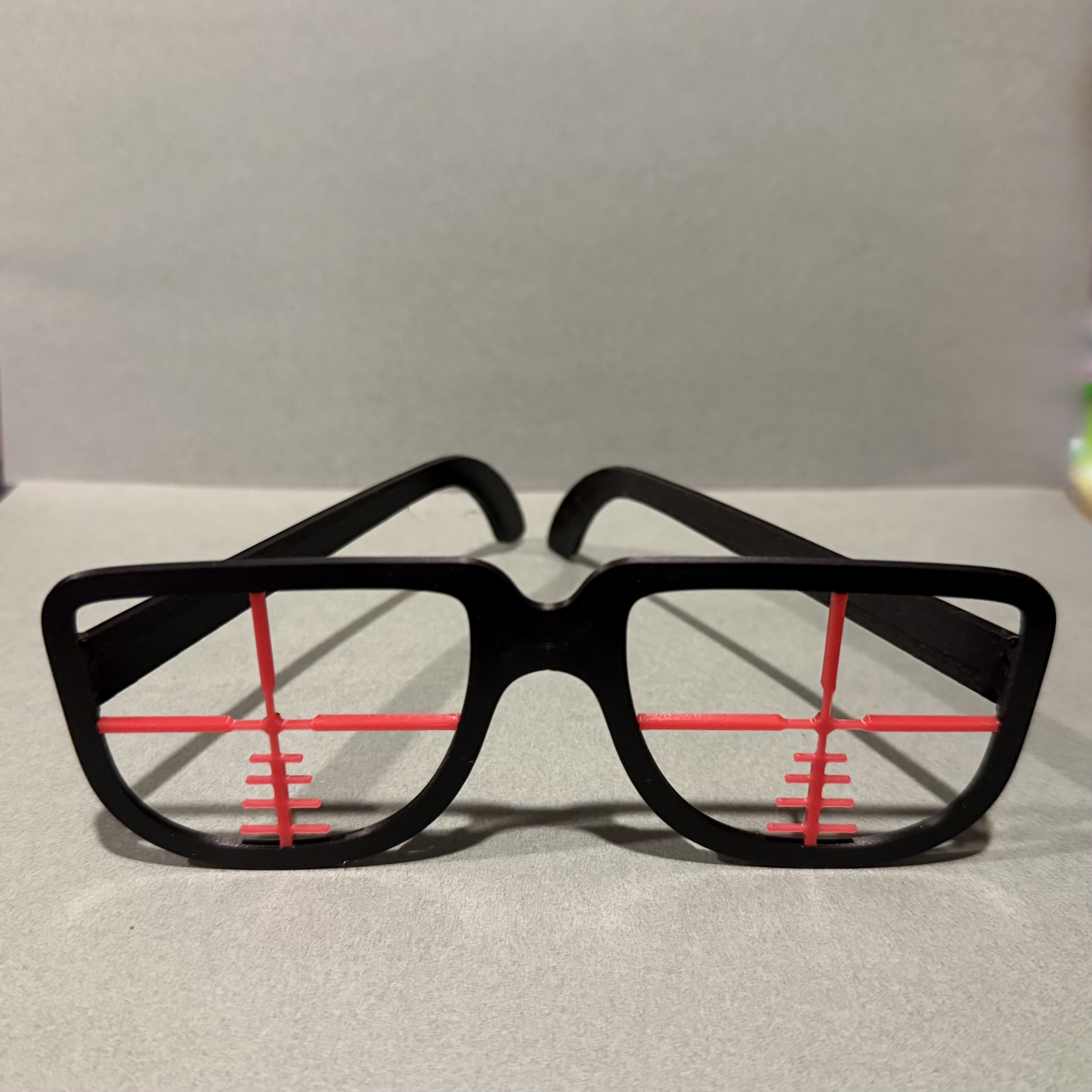 Scope Reticle Novelty Glasses
