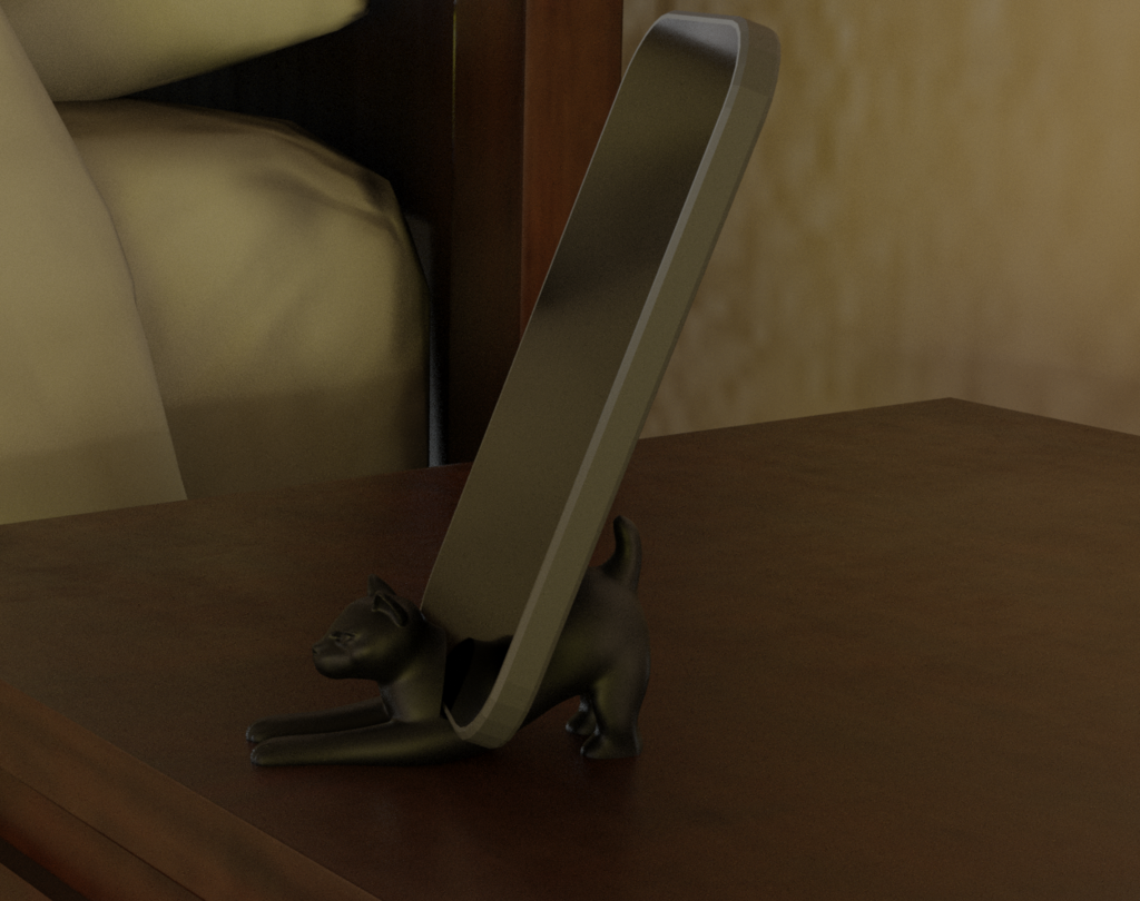 Cat Stretching - Phone Stand