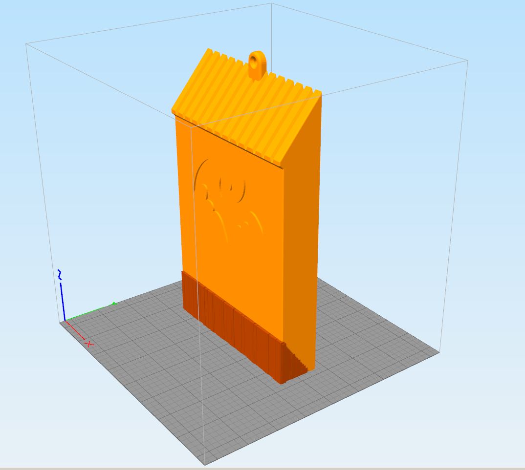 Miniatura 2 do modelo 3D Flat Surface Bat House