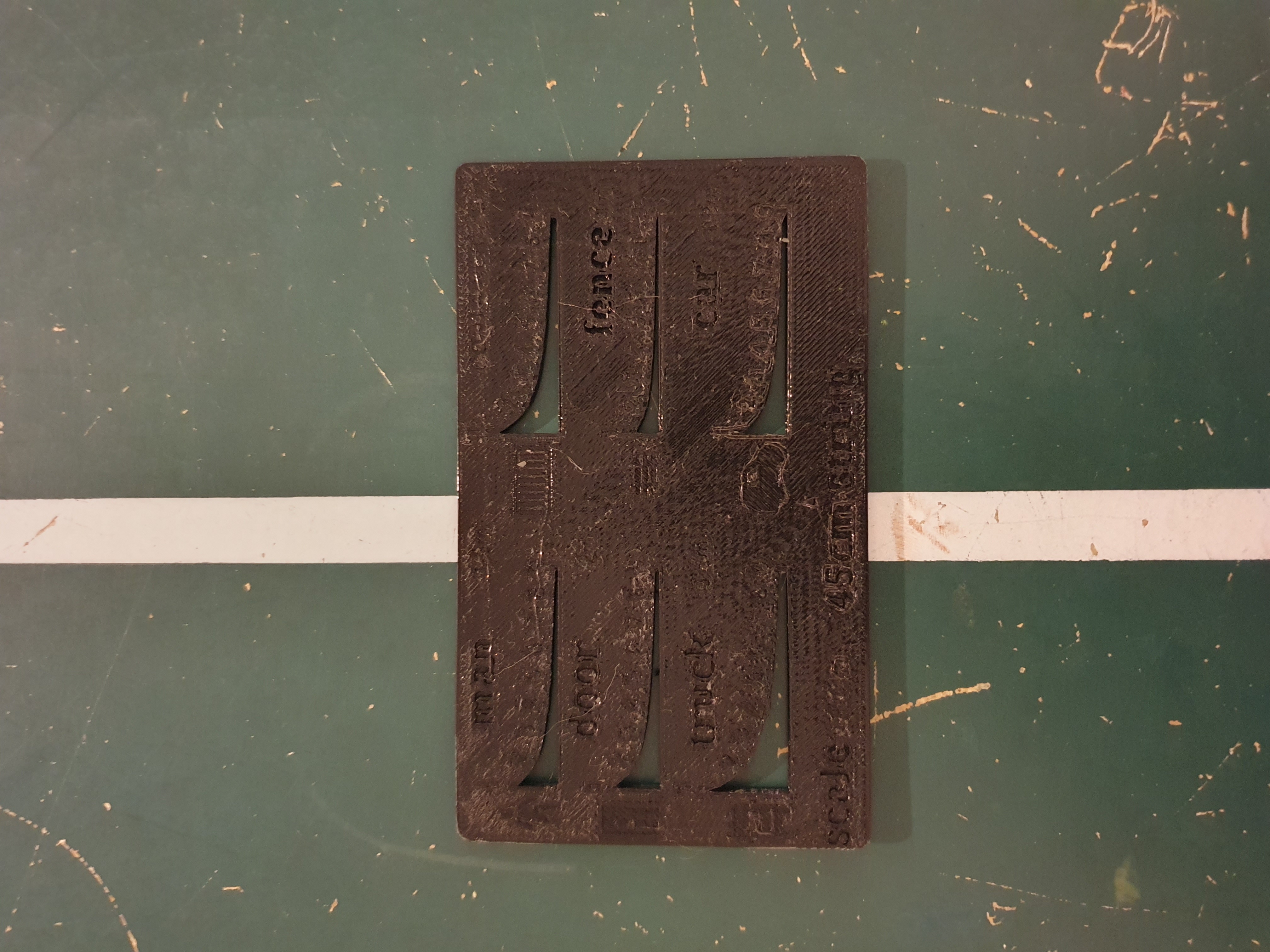 range estomation card