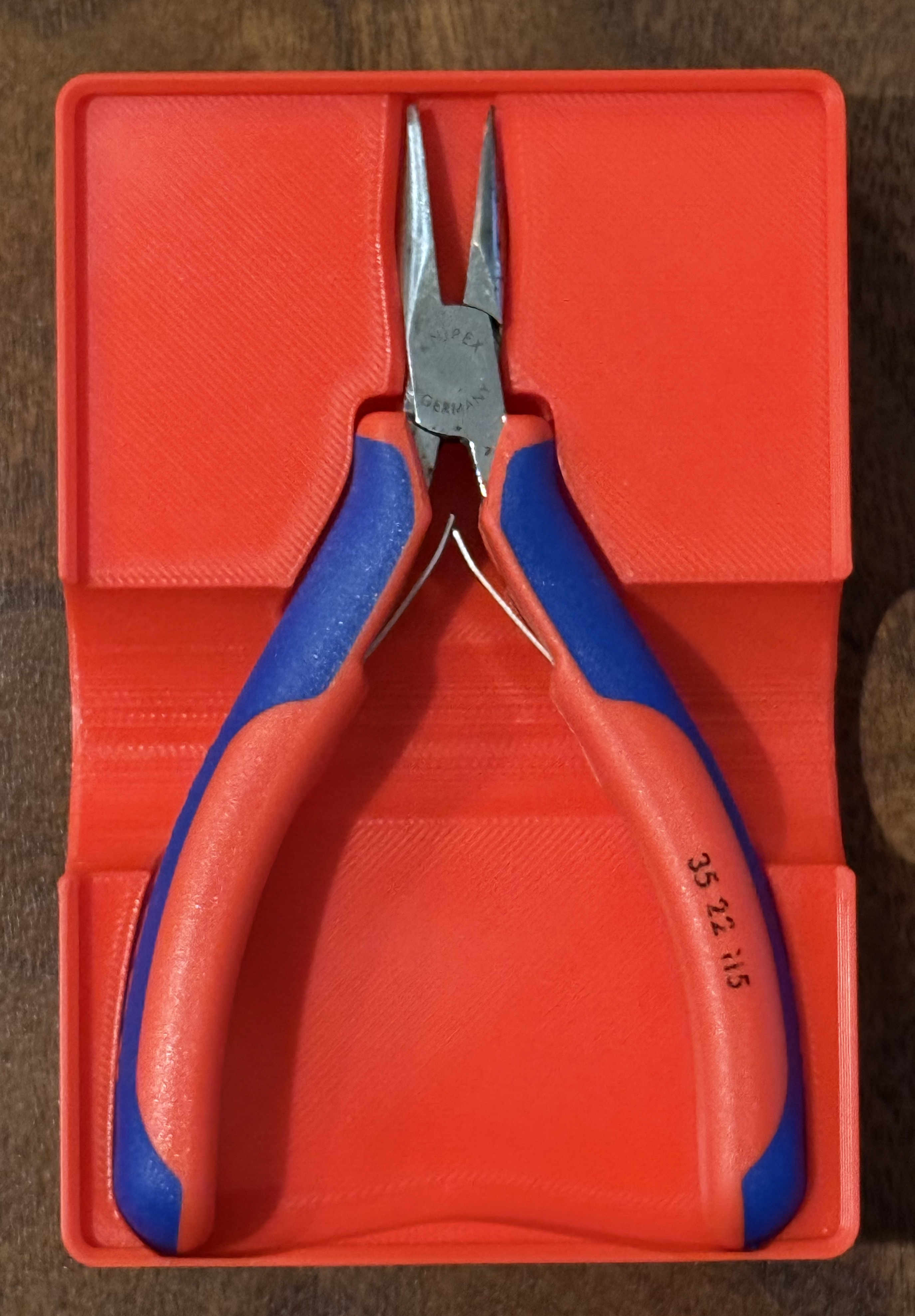Knipex Electronic Pliers 35 22 115 Gridfinity Case