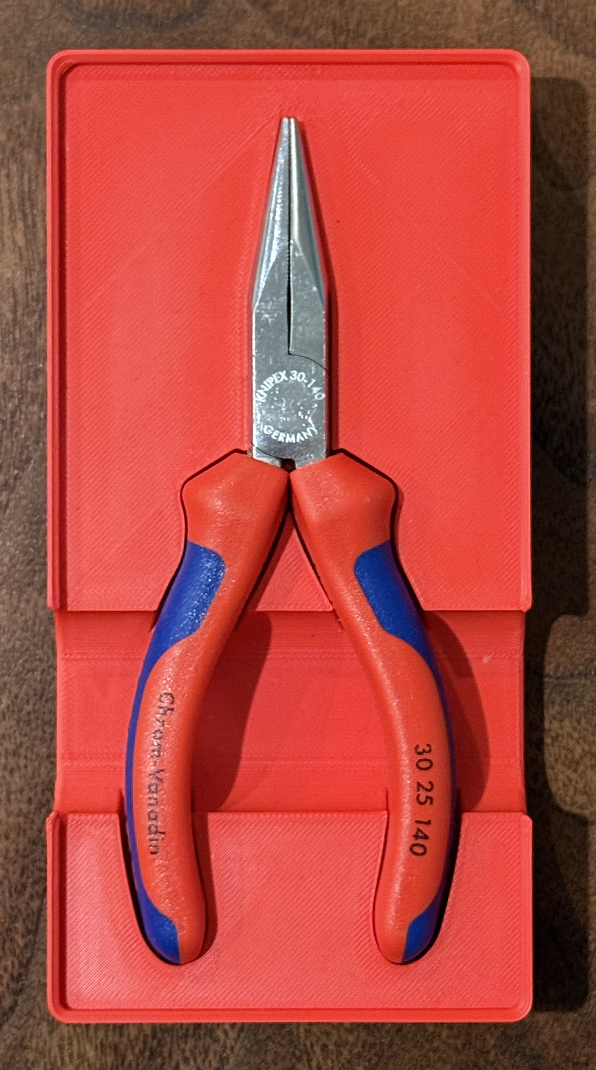 Knipex Needle Nosed Pliers 30 25 140 Gridfinity Case