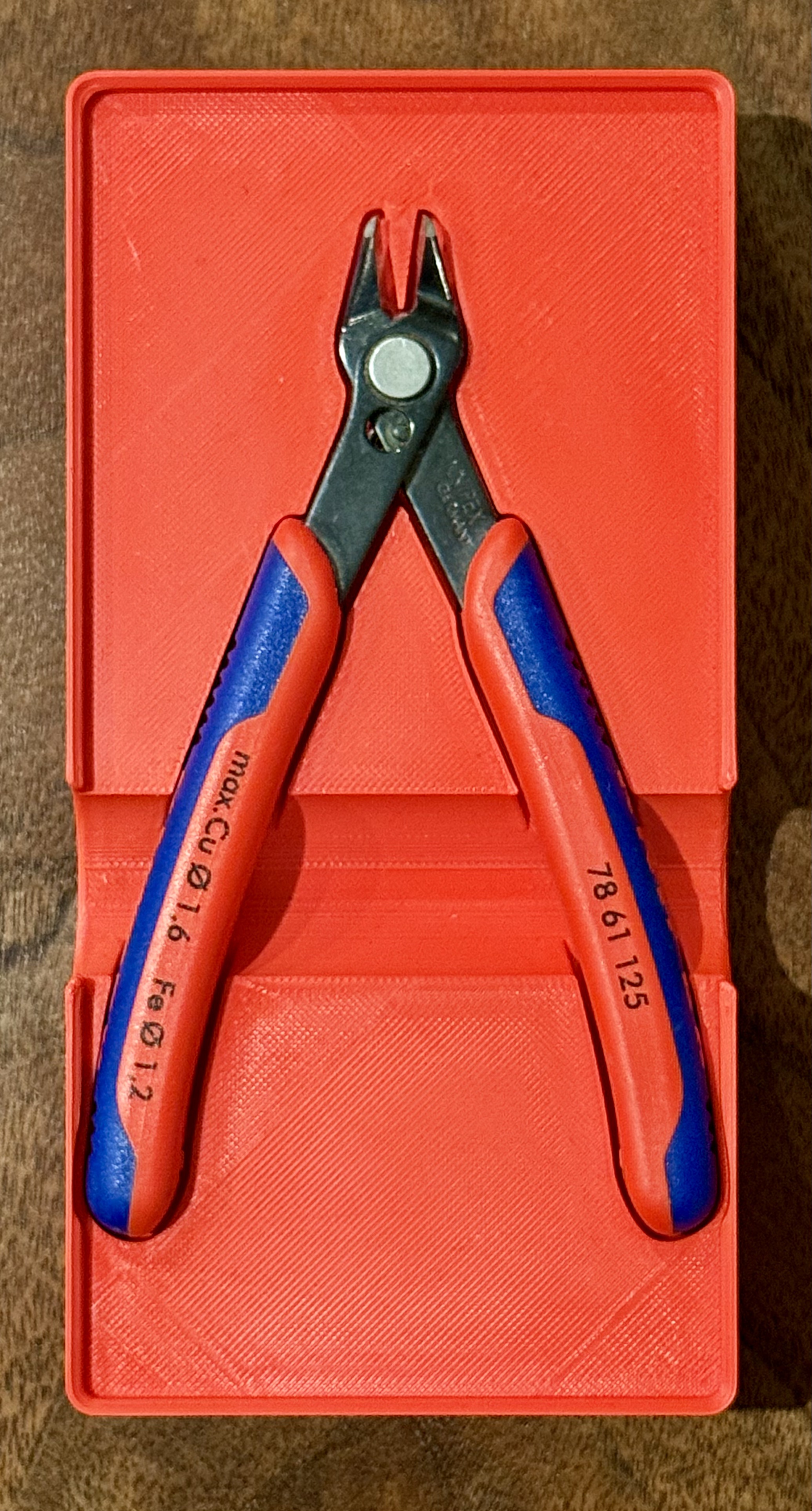 Knipex Flush Cutters 78 61 125 Gridfinity Case