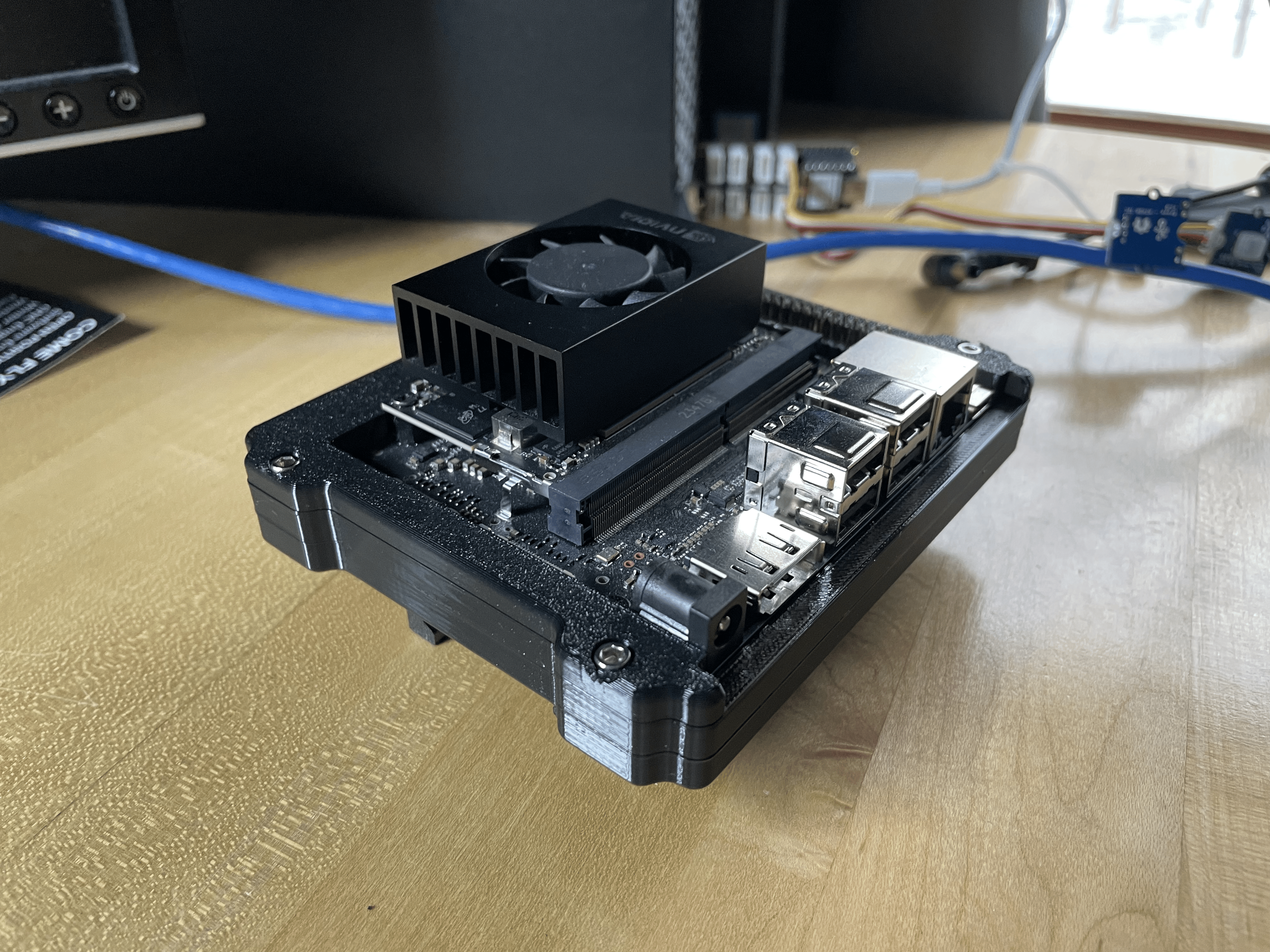 JETSON ORIN NANO CARRIER WITH DIN RAIL MOUNT