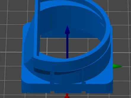 FlashForge Adventurer 5M (NOT PRO) lower filtration fan spacer. (Fan to back panel vent holes.)
